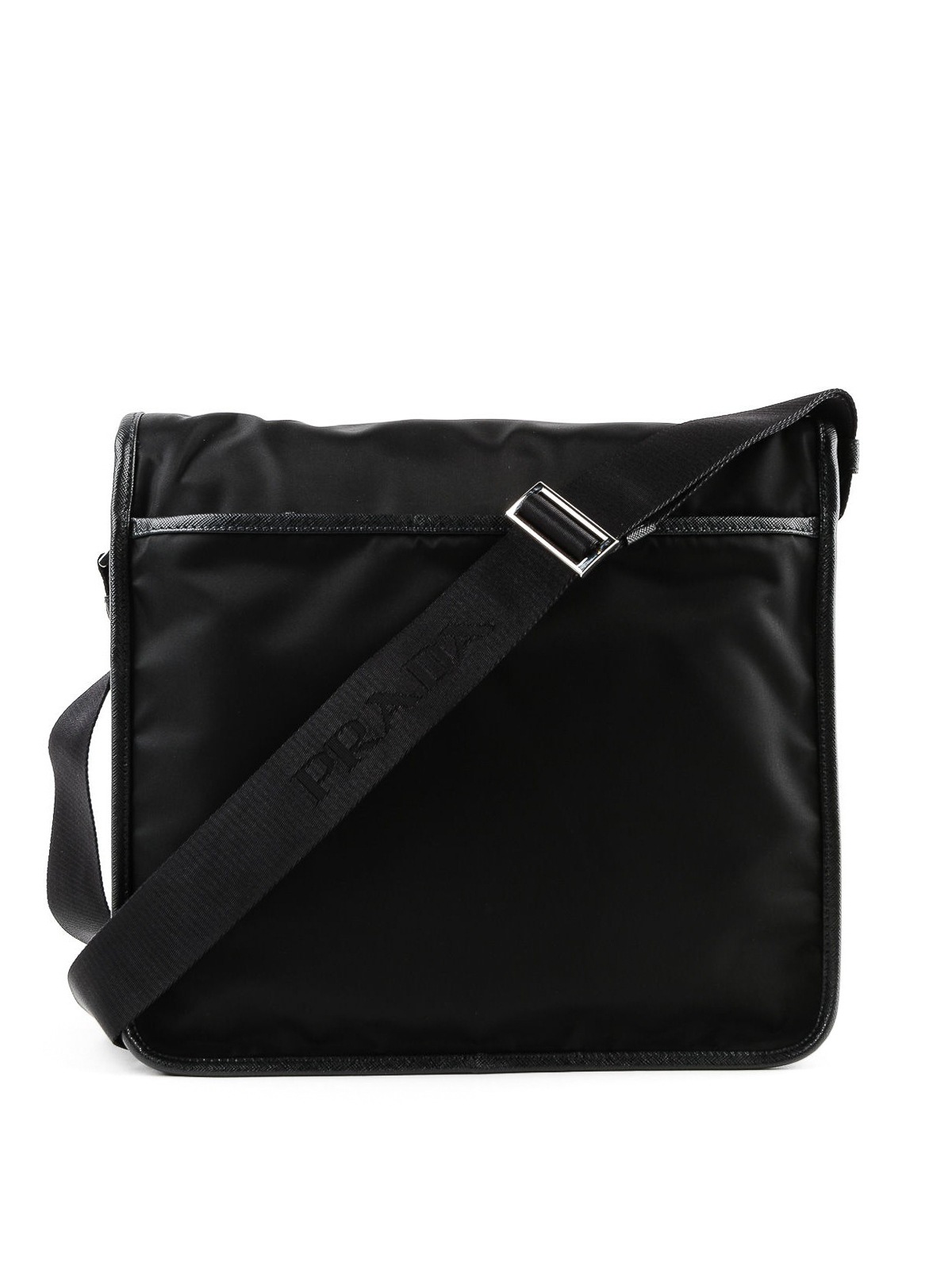 Prada Sling Leather Cross-body Bag in Black for Men