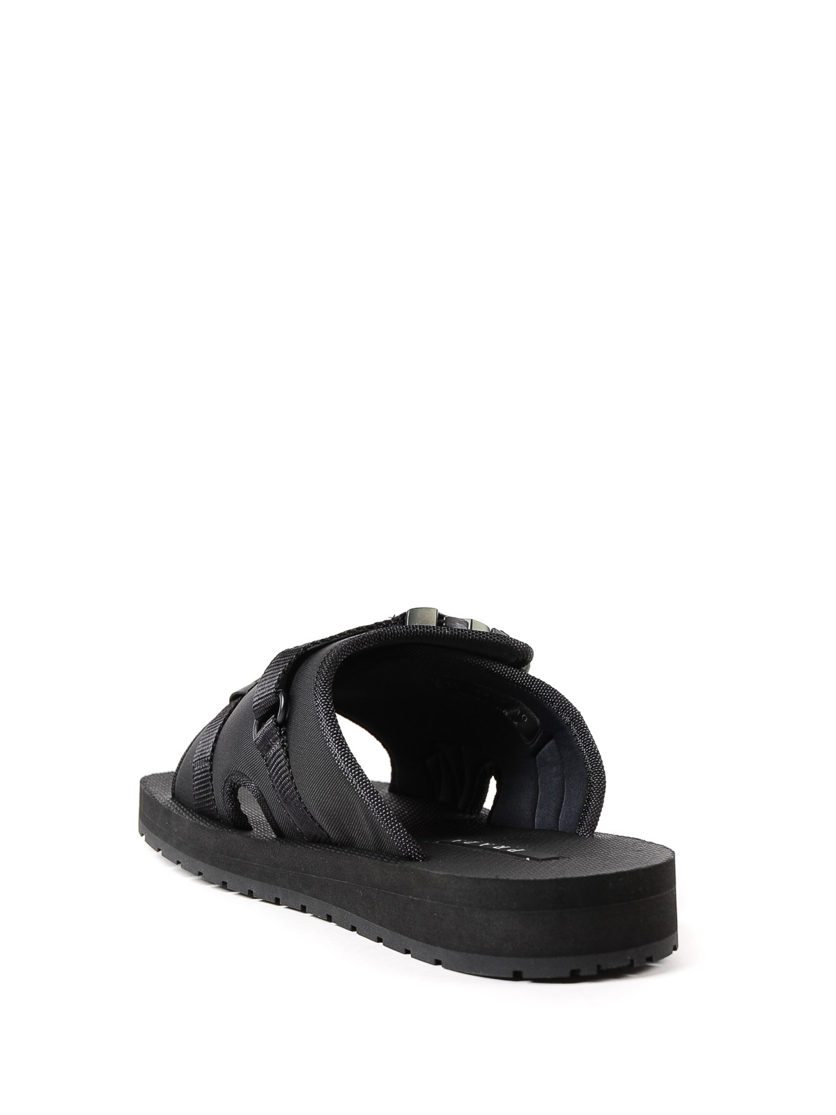 Sandals Prada Linea Rossa Nylon sandal with cross over straps