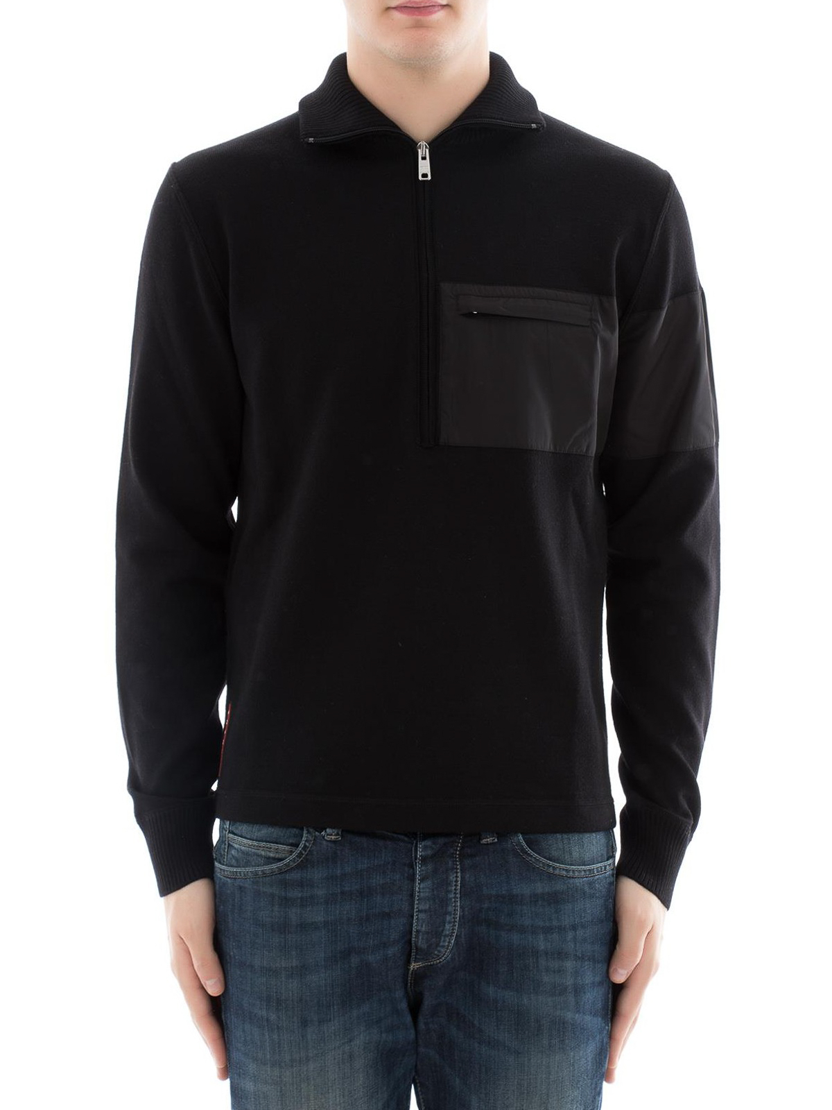 Prada zip up turtleneck sale