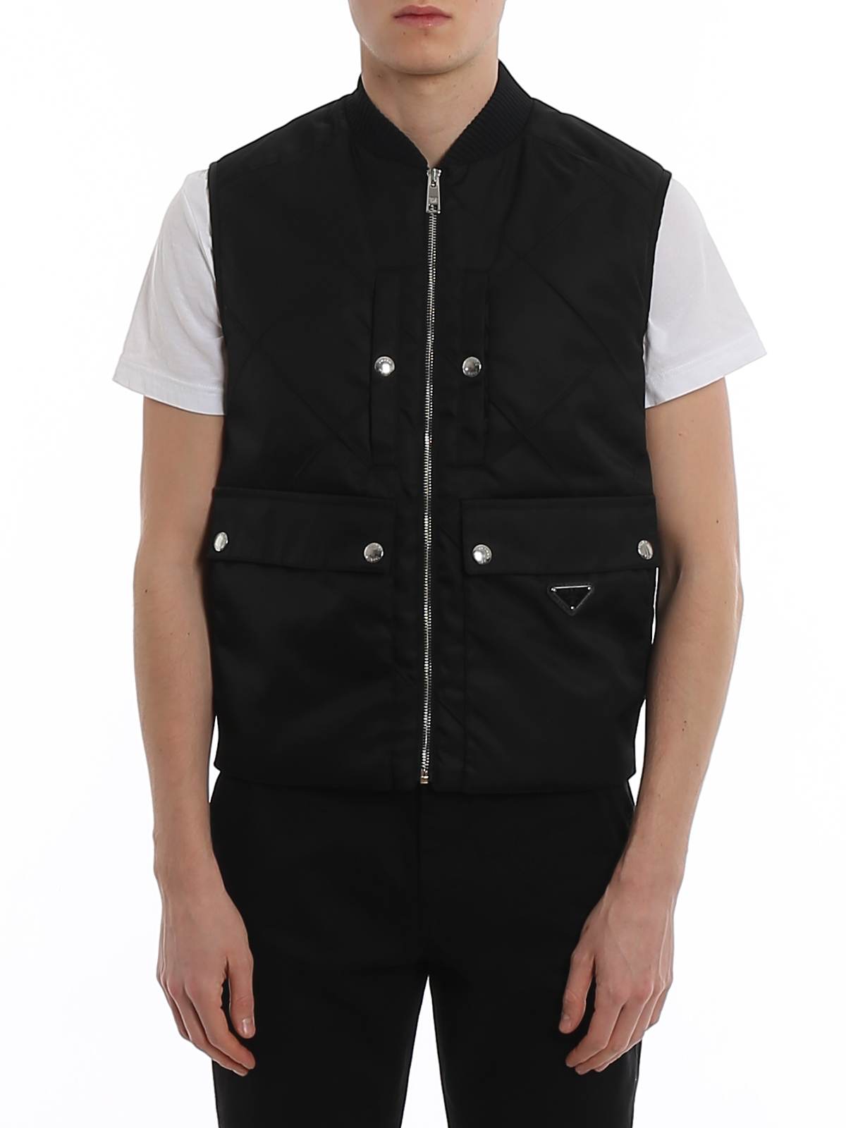 Waistcoats & gilets Prada - Gabardine gilet - SGB315I18F0002