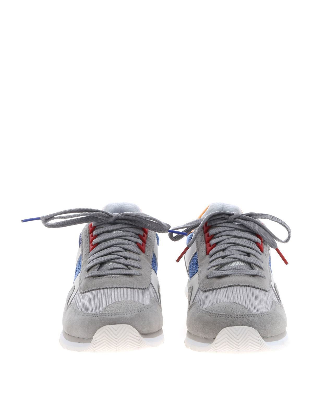Shop Ps By Paul Smith Vinny Sneakers In Grey Suede