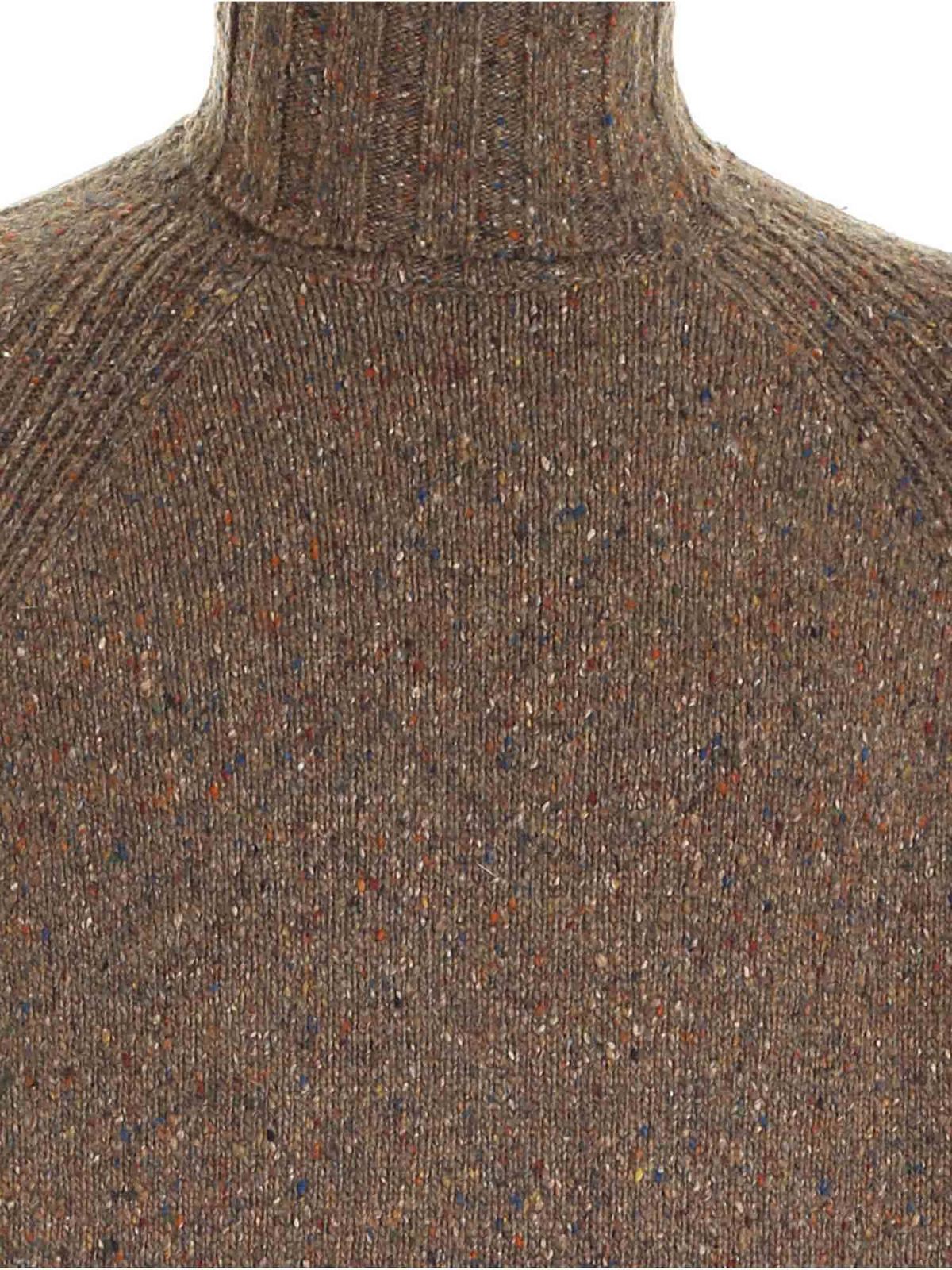 Turtlenecks u0026 Polo necks Ps by Paul Smith - Speckle turtleneck in brown -  M2R169UE2110665