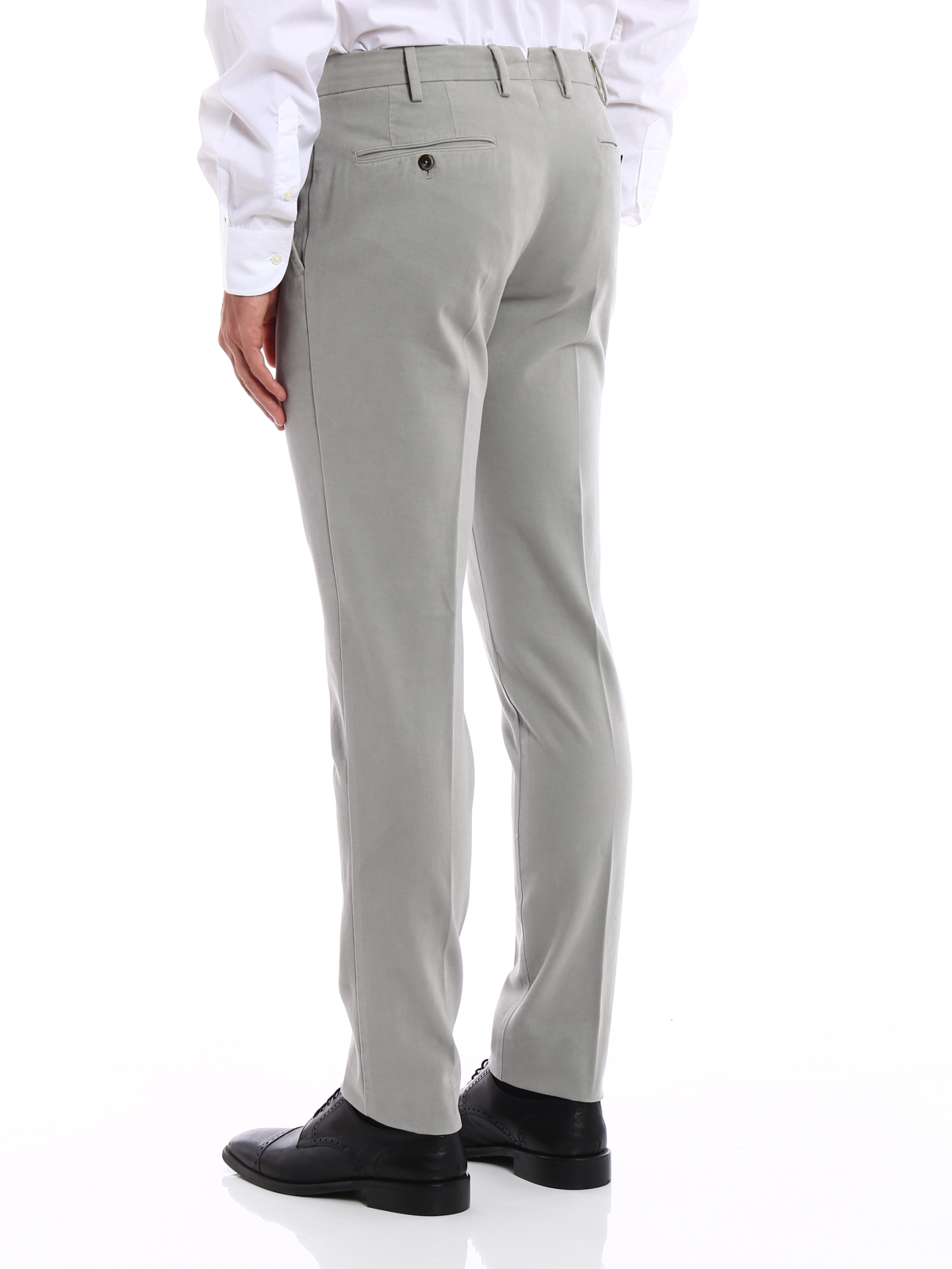 Casual trousers Pt Torino - Cotton and cashmere blend trousers