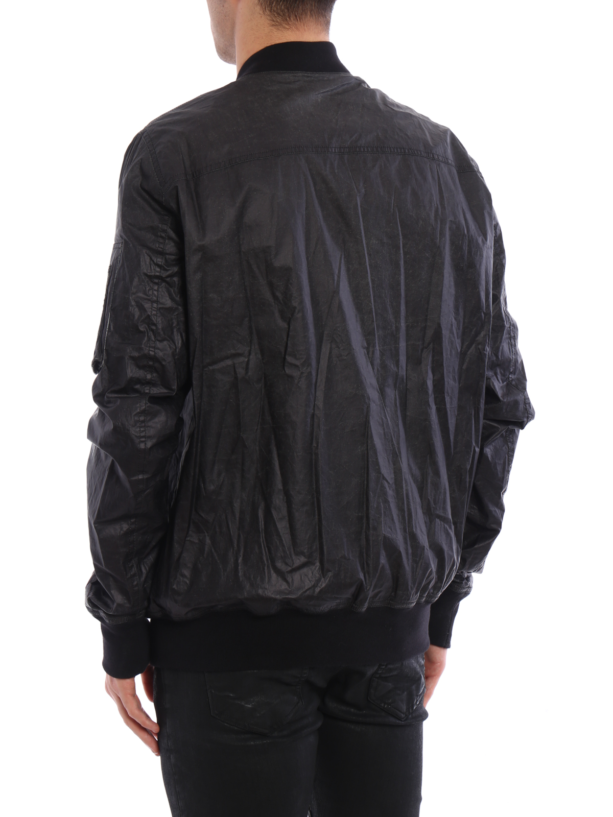 Bombers Rick Owens - Flight coated cotton bomber - DU17S5760MP09