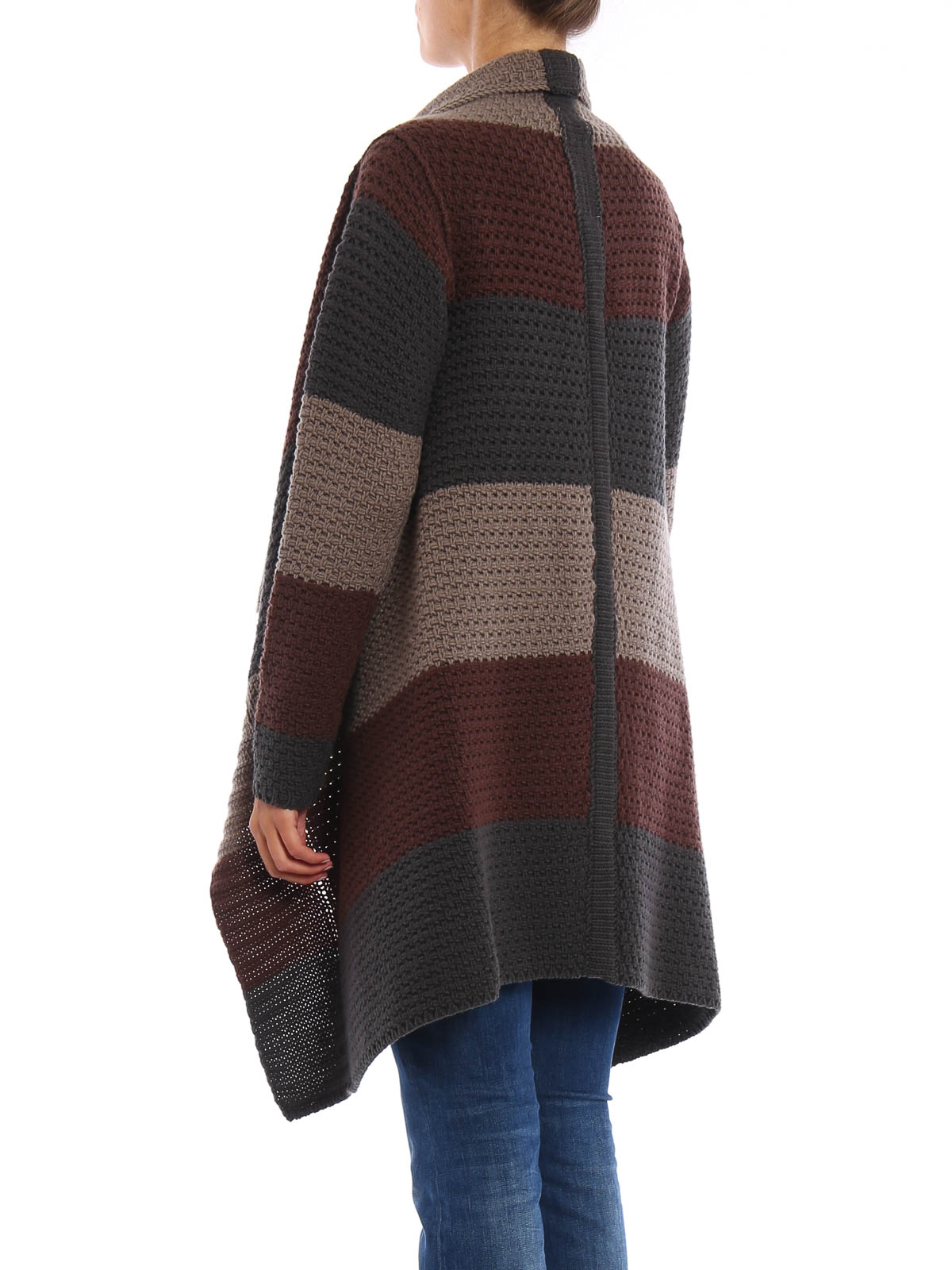 Rick Owens カーディガン レディース - ブラウン|RP16F2656HGC784334