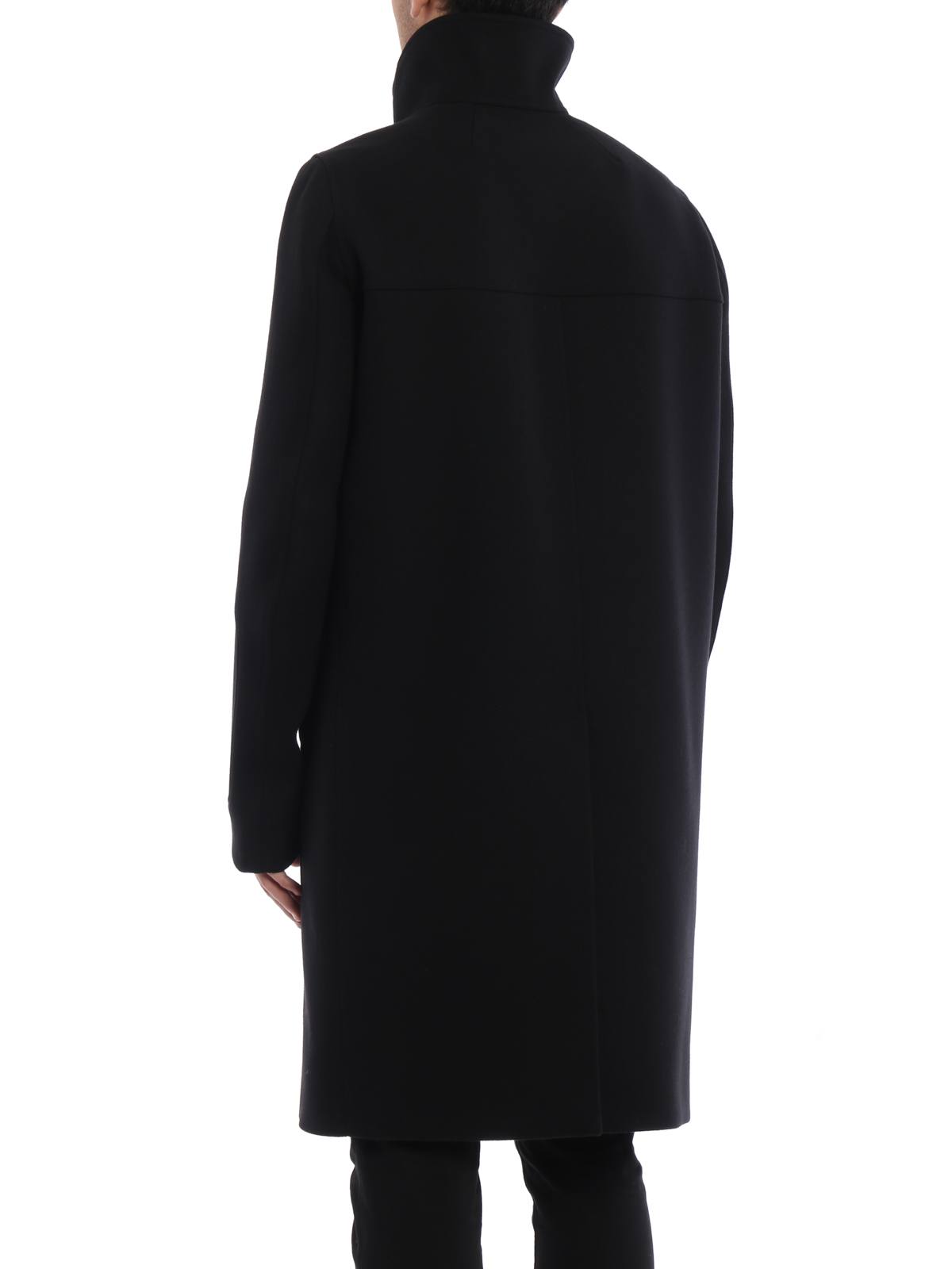 Rick Owens Tubeway wool blend coat - Black - Men | RU17F8992SHM09