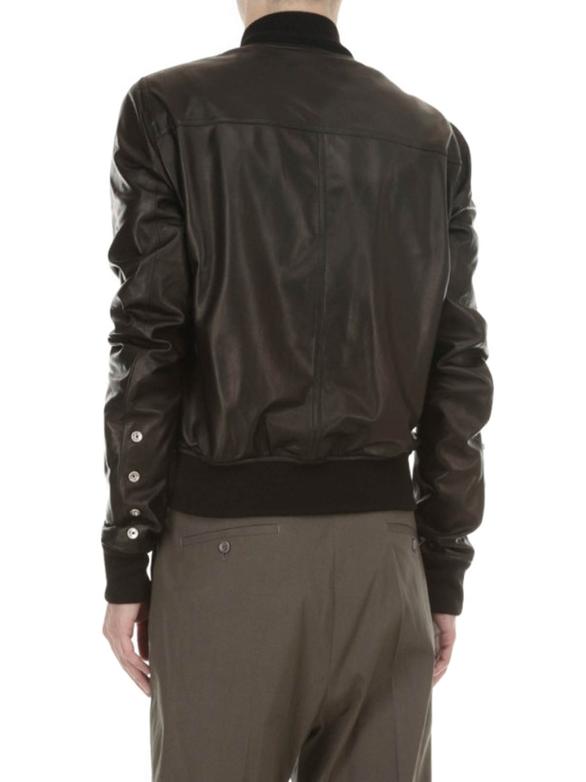 Leather jacket Rick Owens - Leather short bomber - RU17S9793LN09