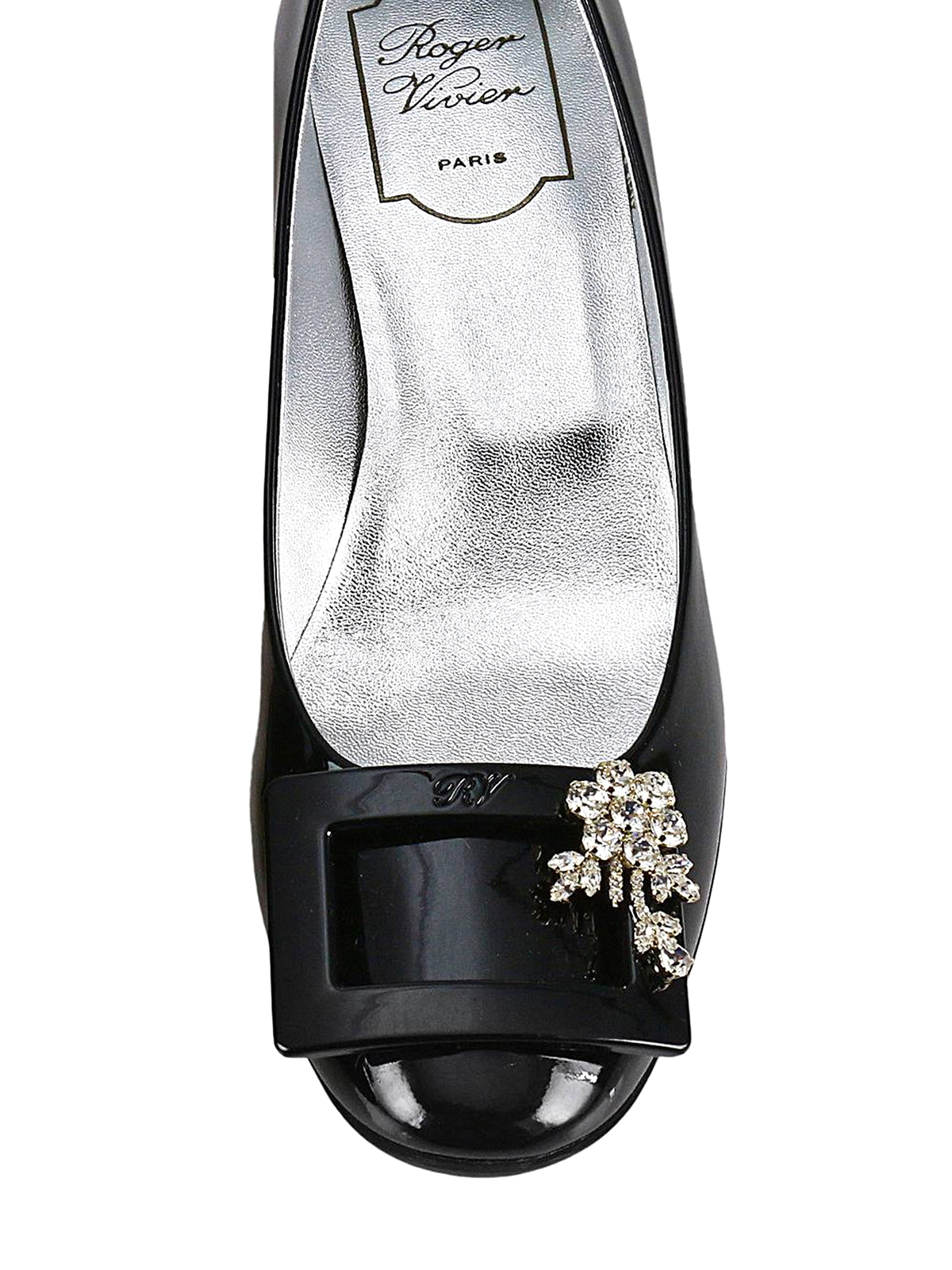 Escarpins Roger Vivier Belle Du Nuit - Noir Verni, Talon Haut, Neuf Dans Boîte