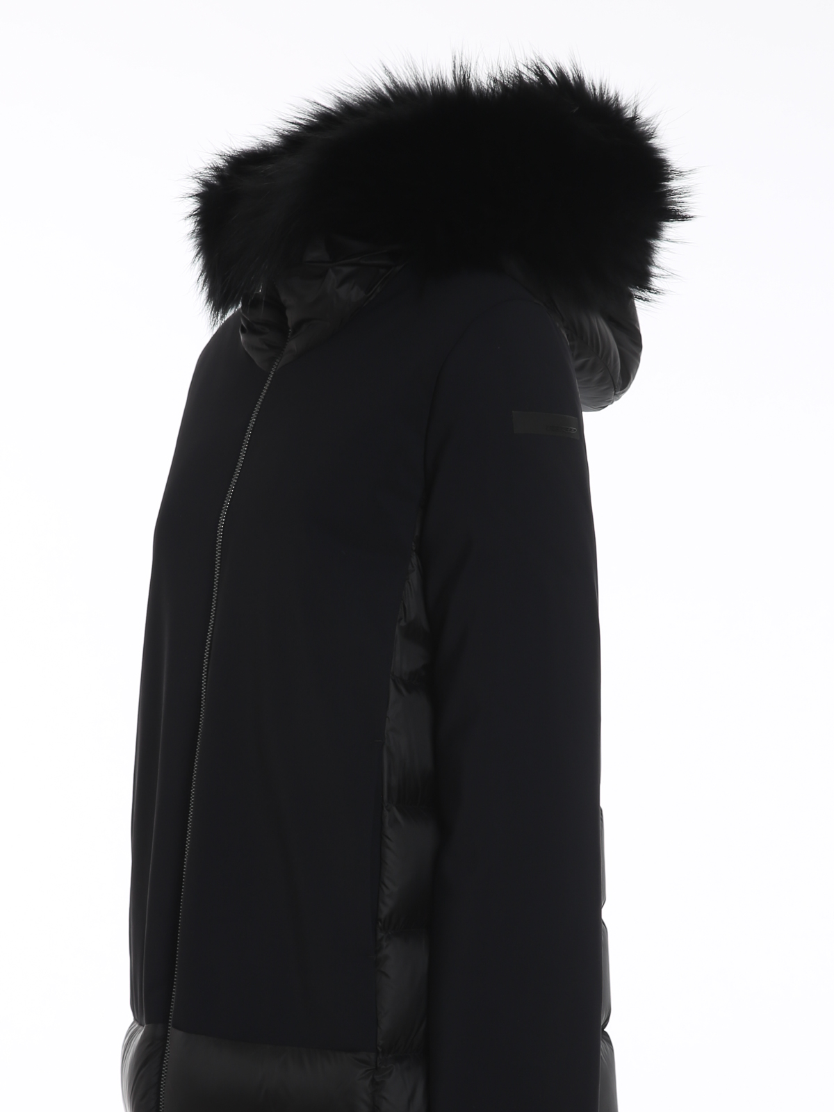 Manteaux rembourrés RRD Roberto Ricci Designs - Winter Hybrid Parka Lady  Fur - Noir - W20515FT10