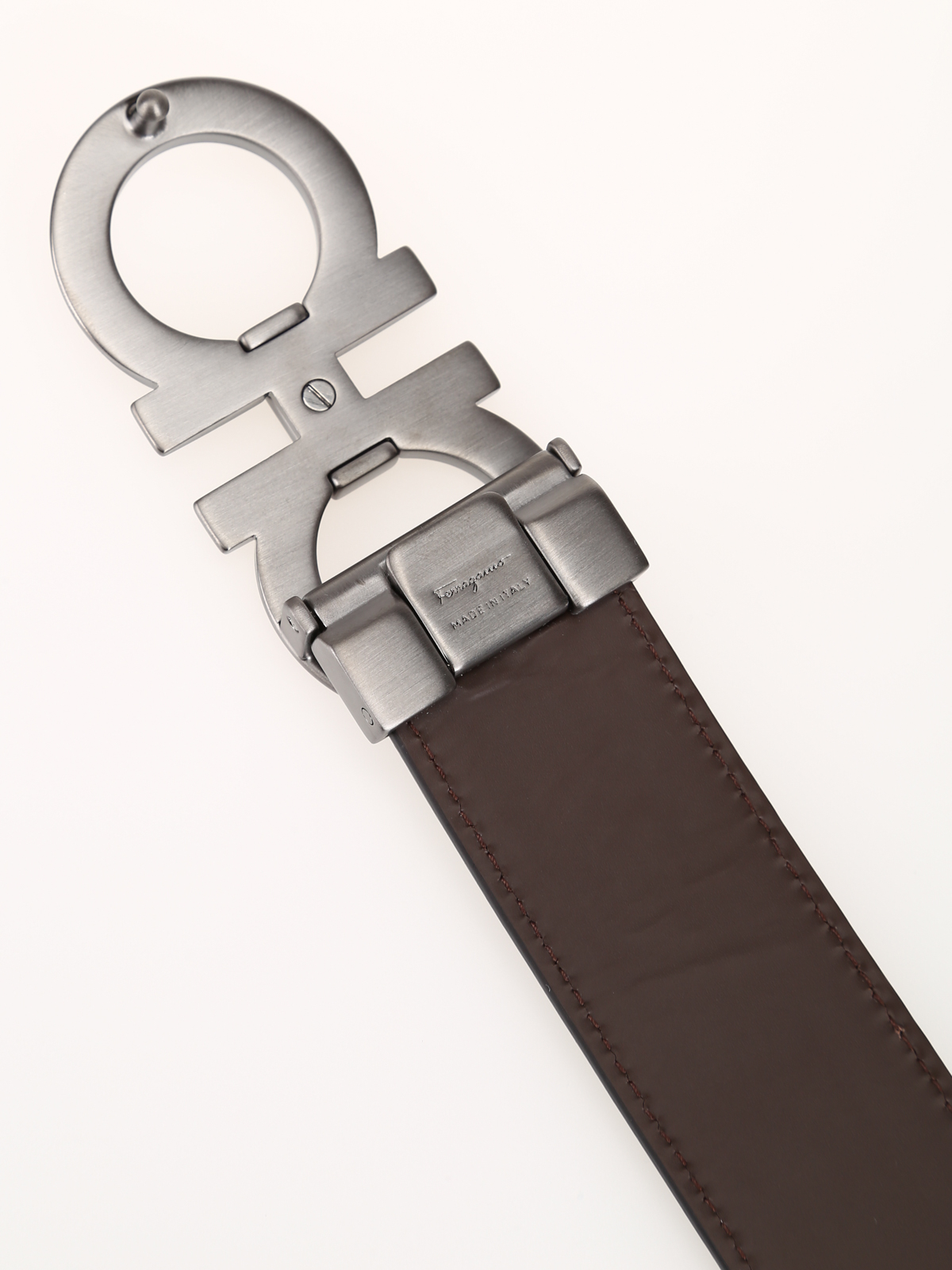 Salvatore Ferragamo belt , Black color , Cut to size