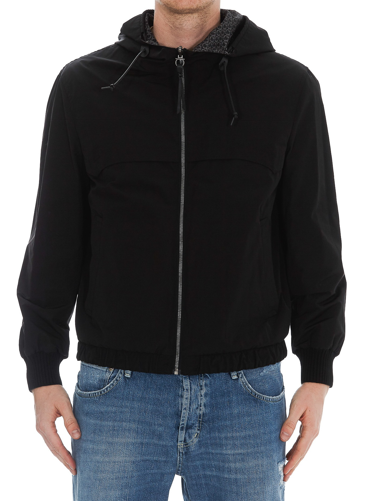 Casual jackets Salvatore Ferragamo - Reversible hooded jacket