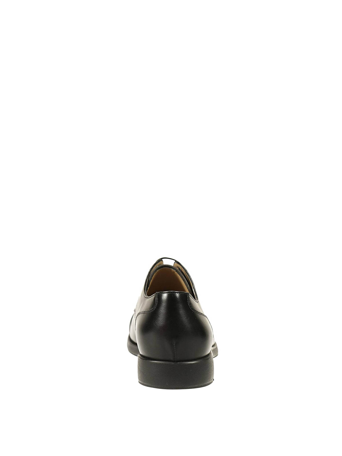 Salvatore Ferragamo Larry Mens Black Leather Lace Up Oxford Shoe Salvatore Ferragamo Men main image 4