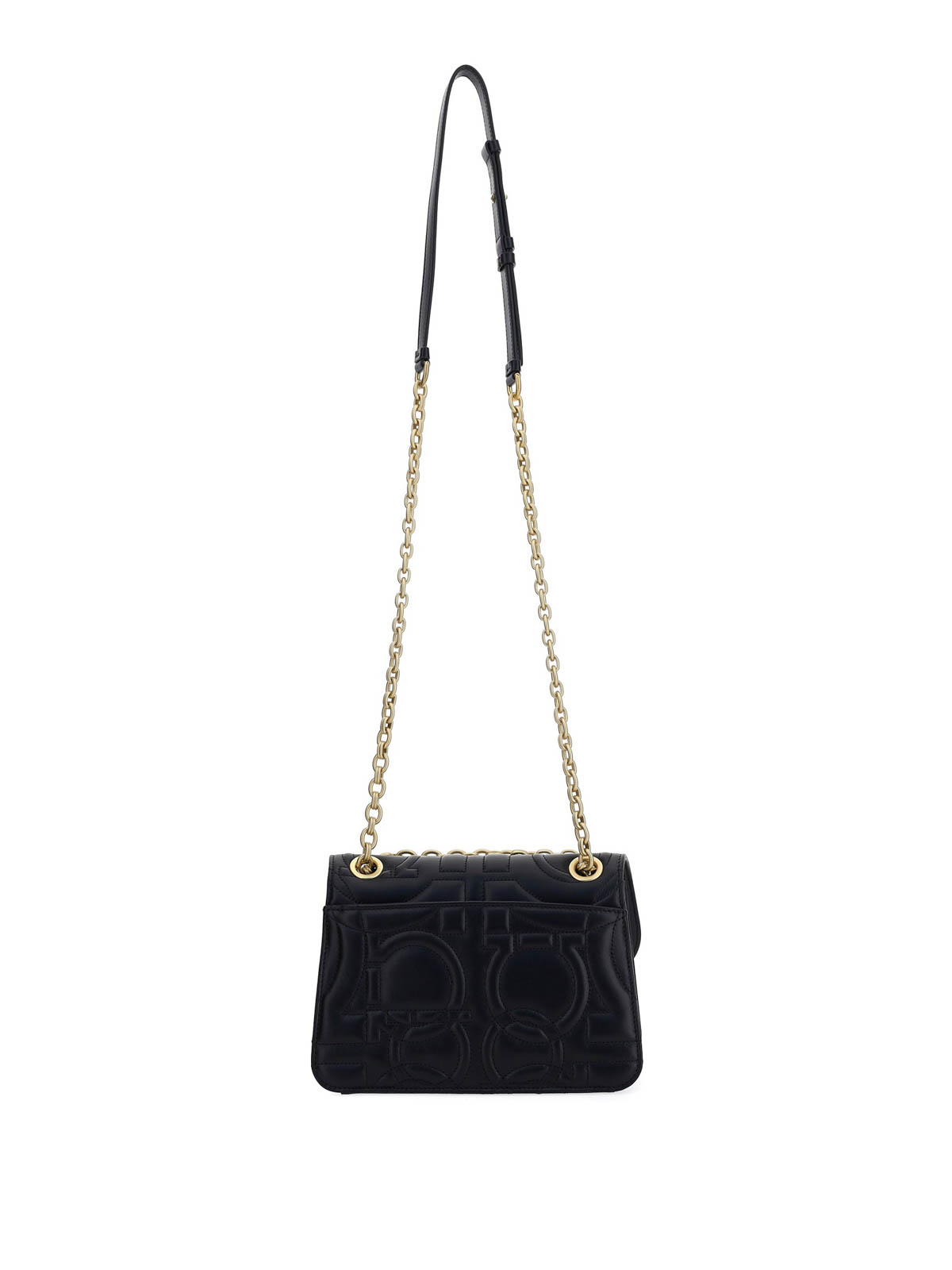 Ferragamo Gancini small crossbody bag - Black - Women|720150