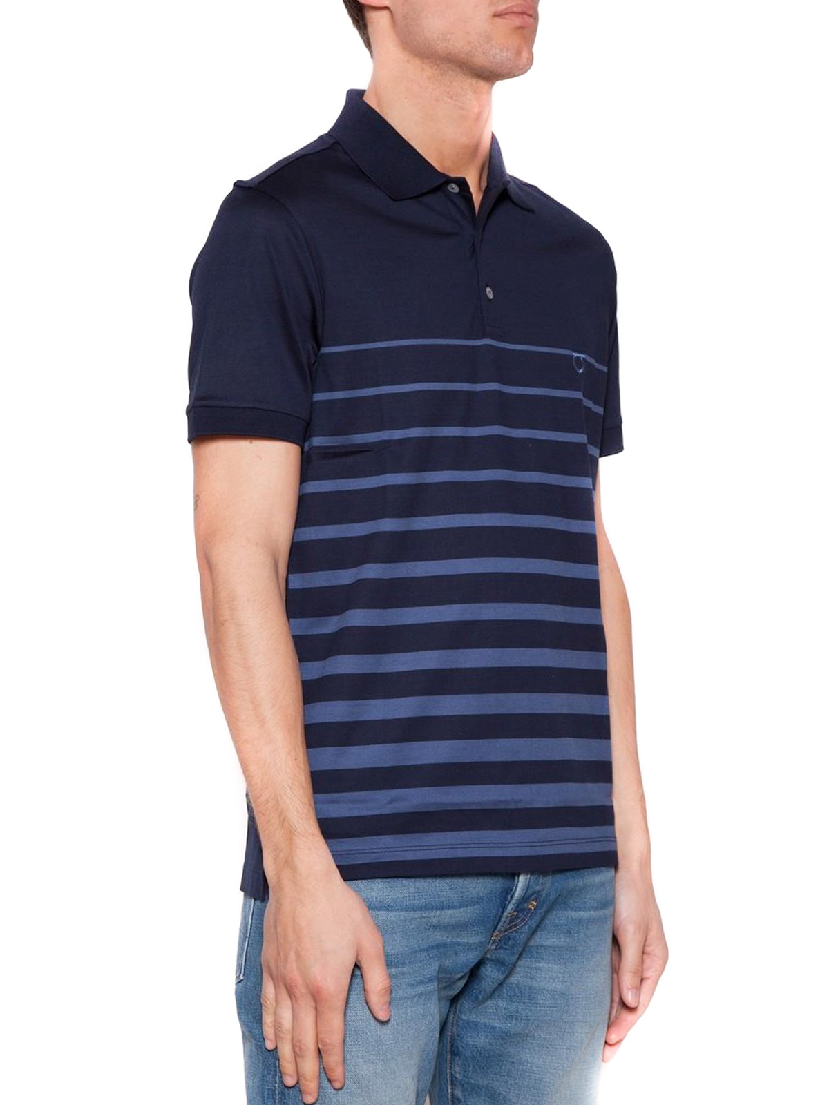 Ferragamo Polo Azul Azul Hombre 688448121662 THEBS