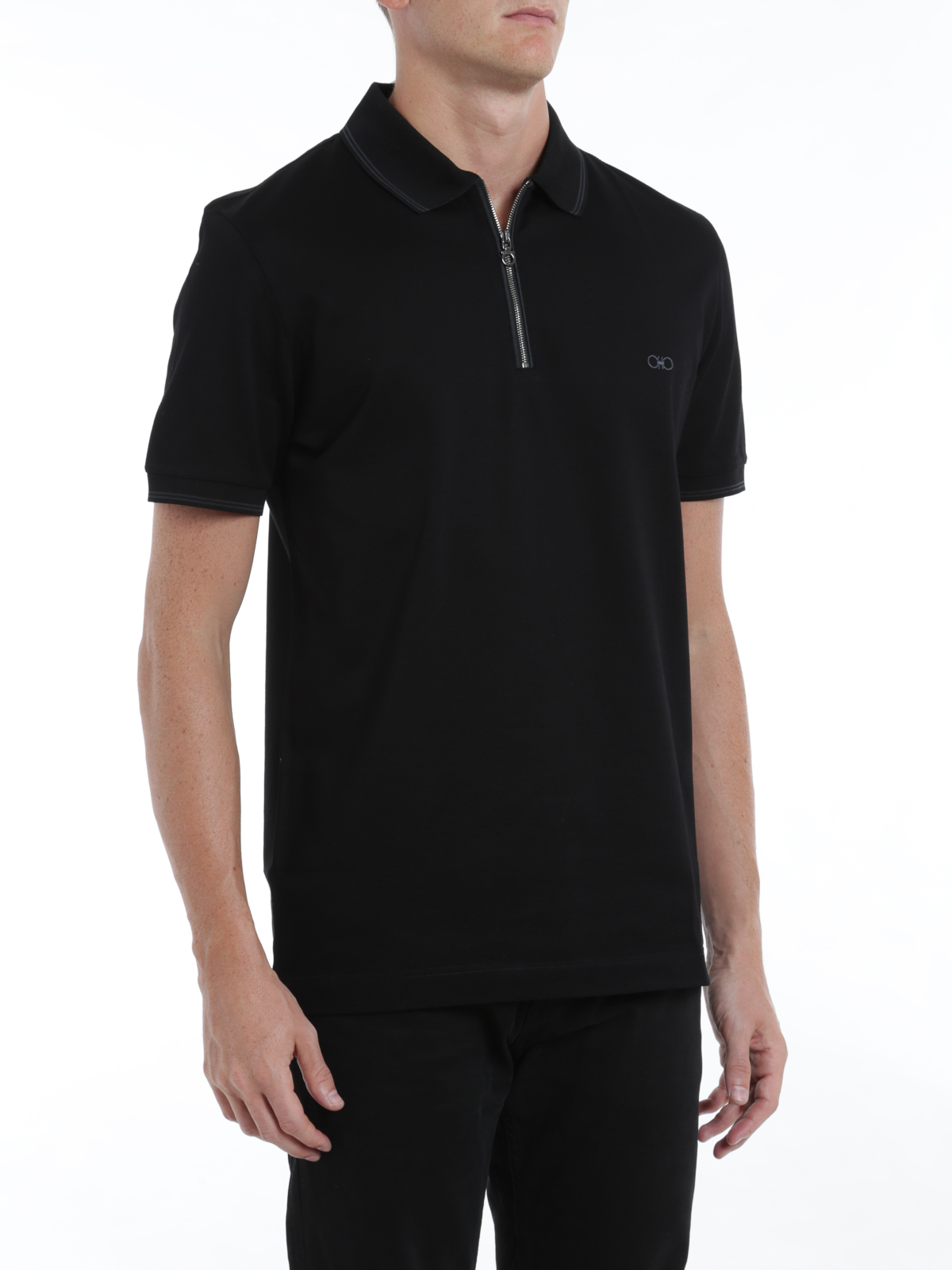 Ferragamo zipper discount polo