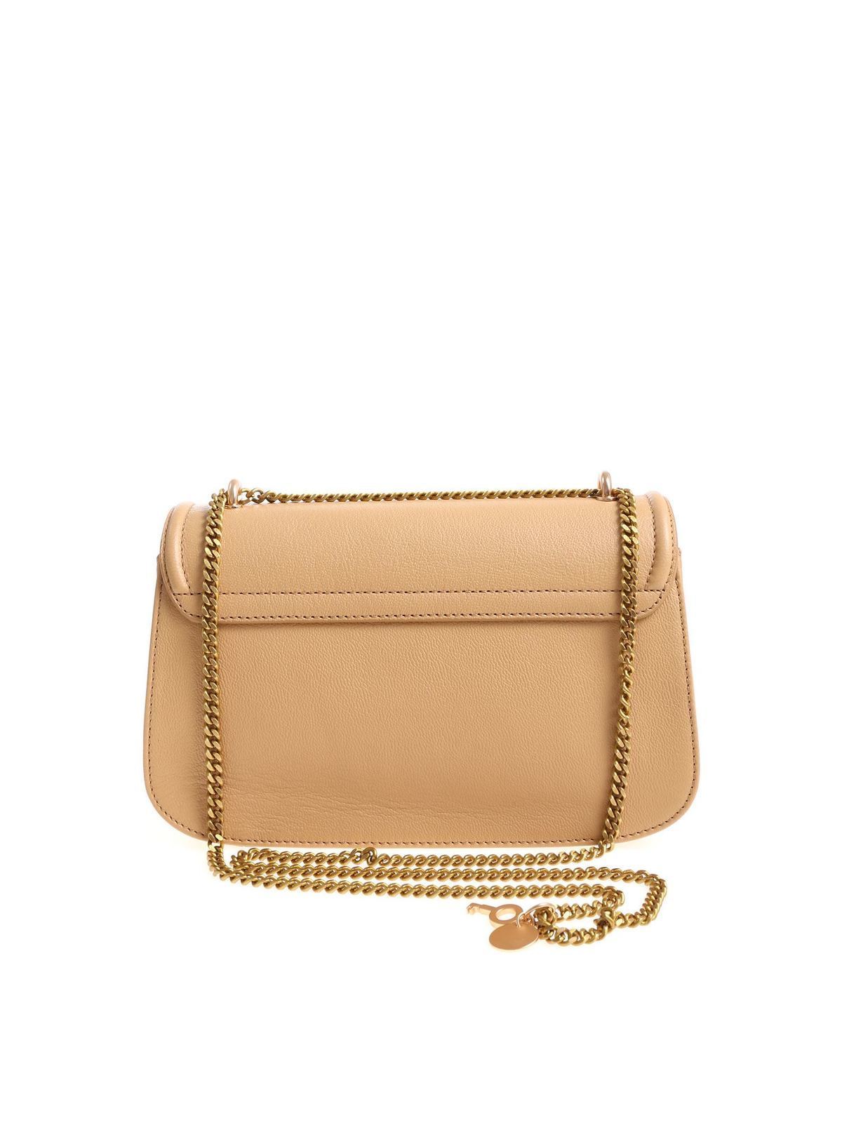 Shop See By Chloé Nude Lois Shoulder Bag In Beis