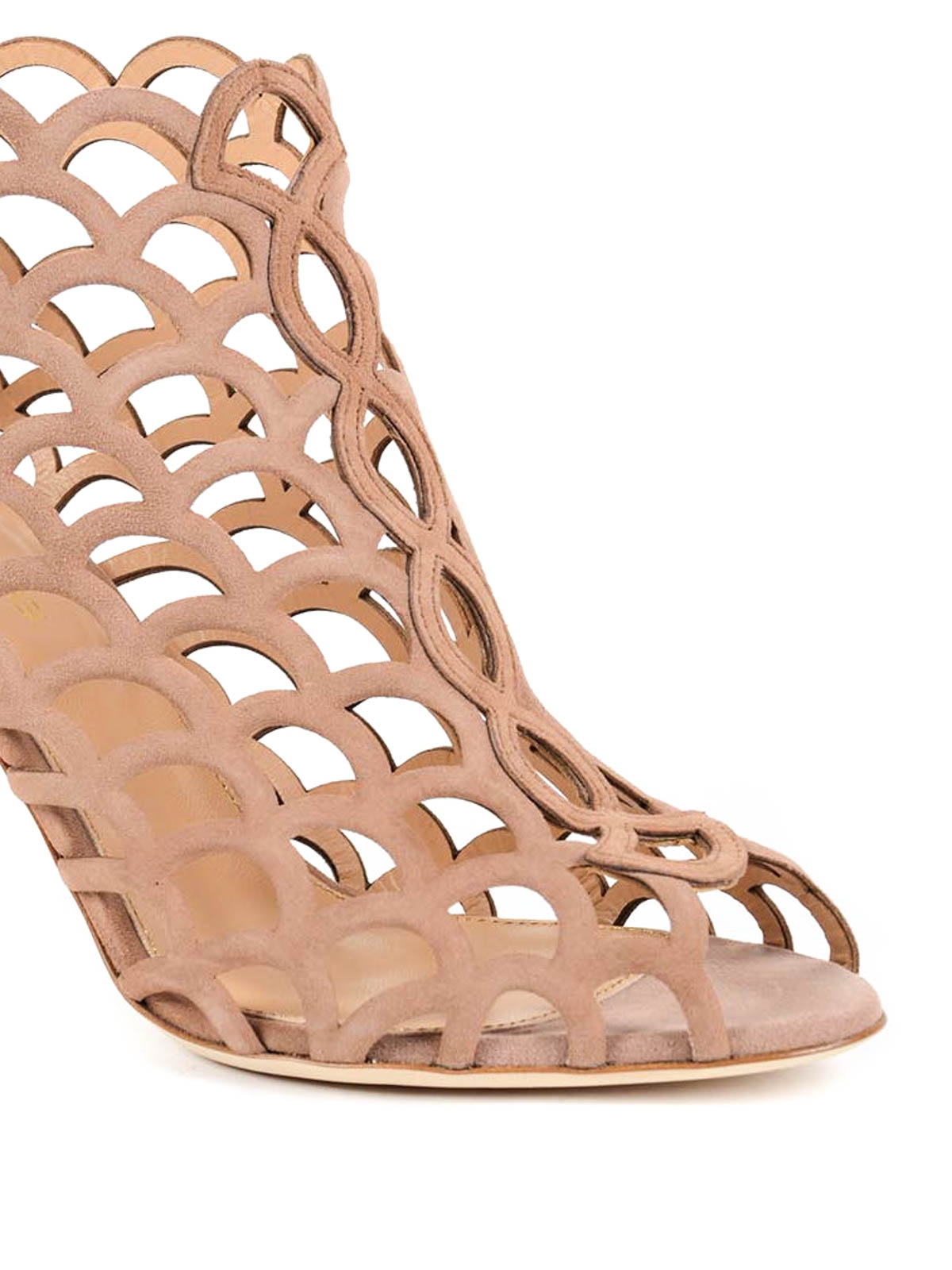 Sergio Rossi Mermaid sandals - Nude & Neutrals|A50021MCAZ01BRIGHT