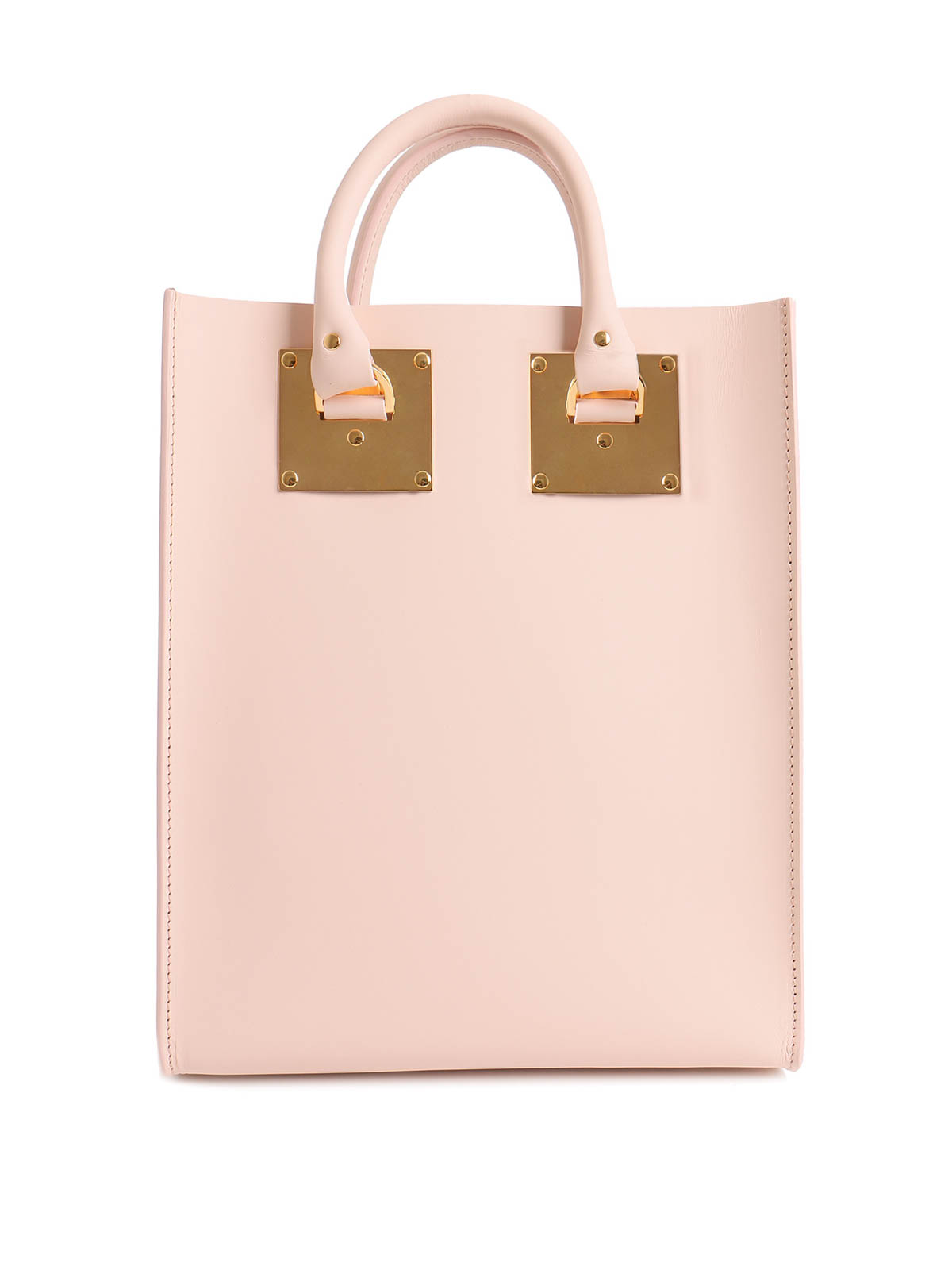 Sophie Hulme Albion leather shopping bag - Light Pink|BG026LEPNK
