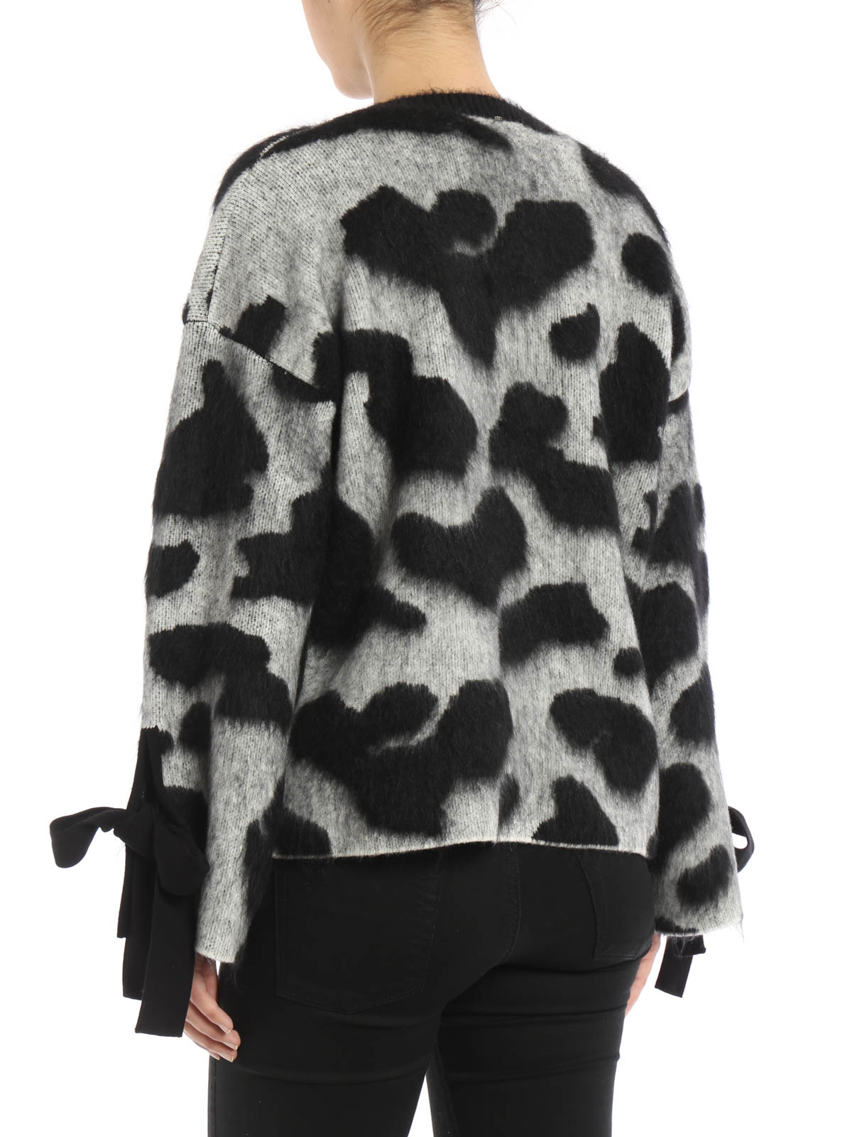 Tシャツ・カットソー SPORTMAX Grey Wool Blend Edicola Oversize Sweater 24977427_55182417_600.jpg