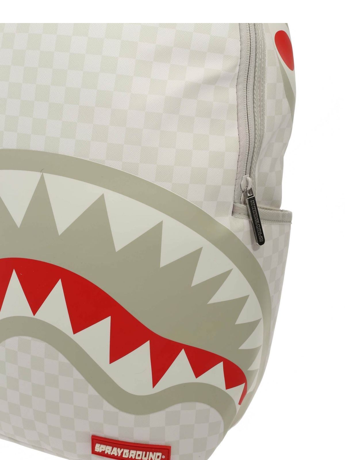 Backpacks Sprayground - Shark In Paris backpack in white - 910B2947NSZ