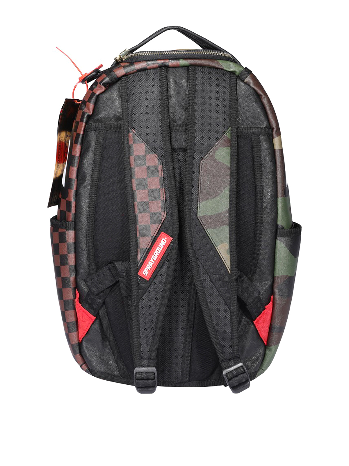 SPRAYGROUND: duble drips print backpack in printed vegan leather