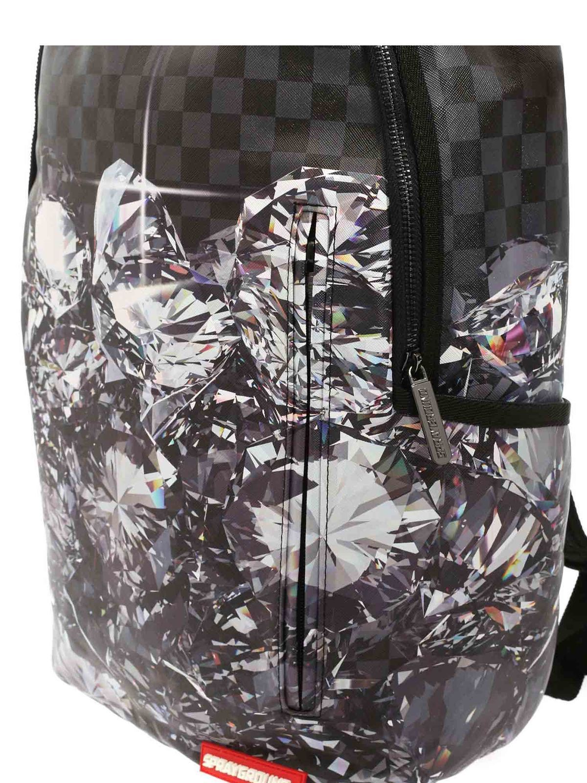 Sprayground Backpack In Grey Pvc in Gray for Men