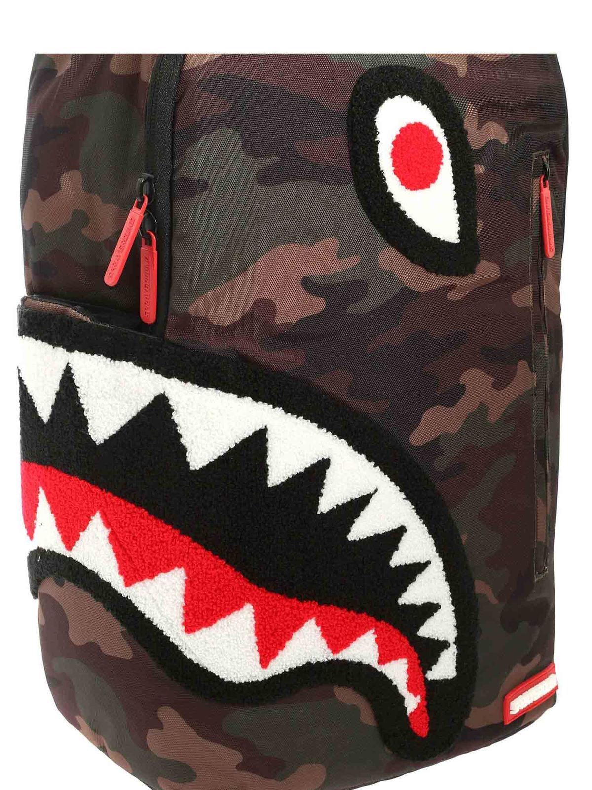 Backpacks Sprayground - Torpedo Shark camouflage backpack