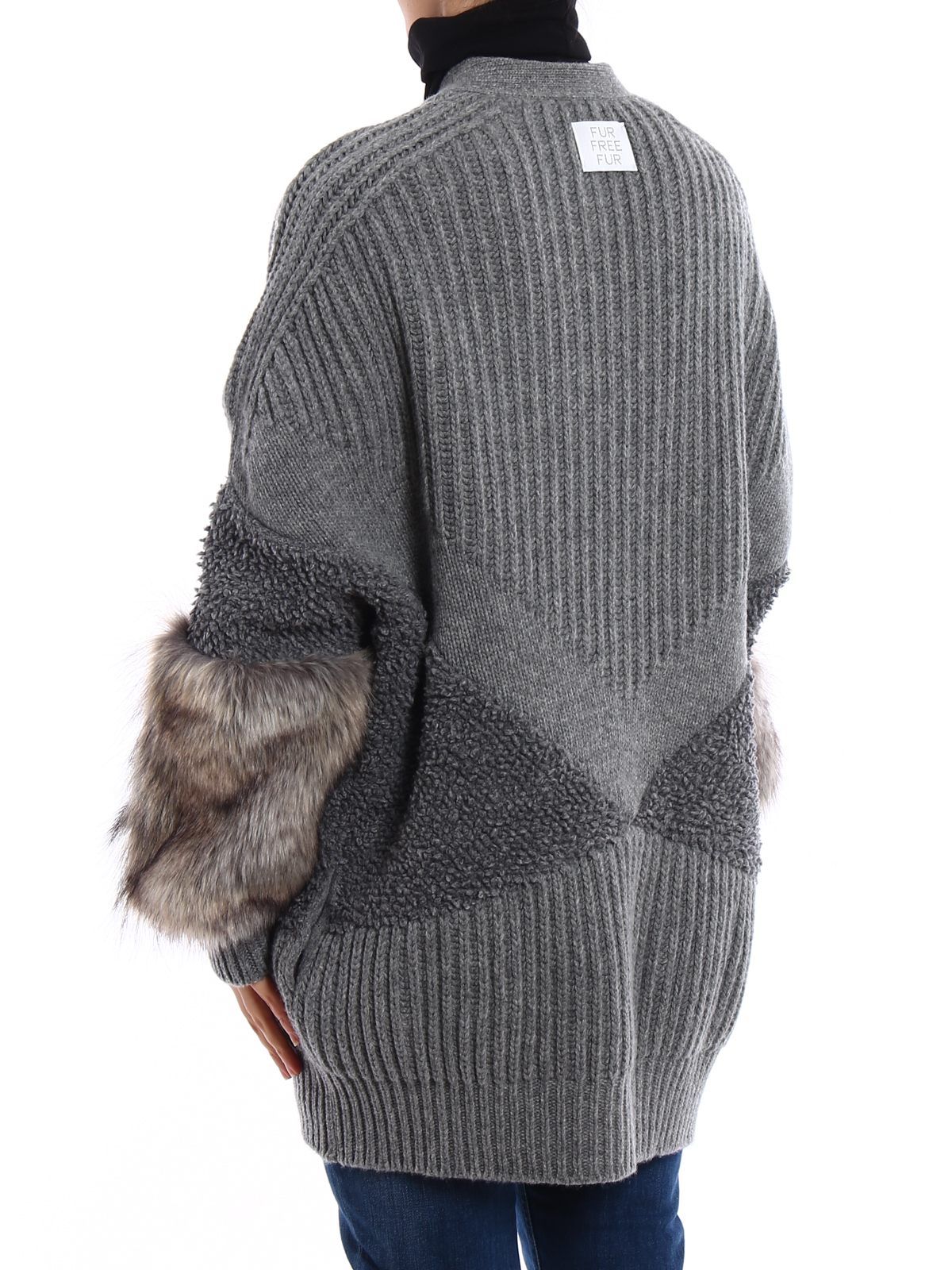 Cardigans Stella Mccartney - Fur Free Fur wool oversize cardigan 