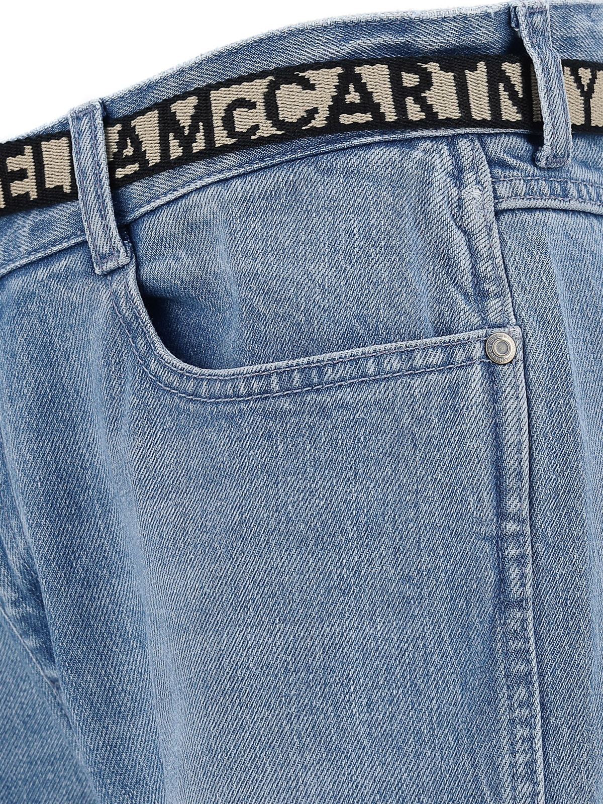 Shop Stella Mccartney Five-pocket Jeans In Lavado Claro