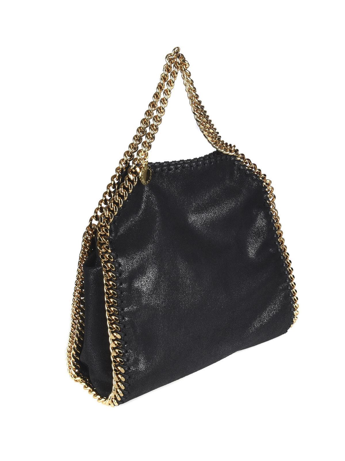 Shop Stella Mccartney Mini Falabella Tote Bag In Negro