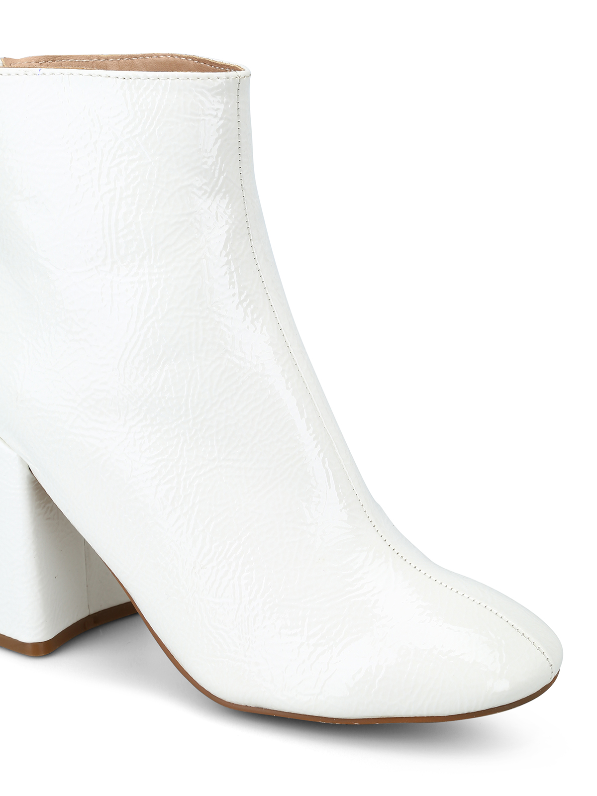parásito recurso subterráneo Ankle boots Steve Madden - Posed white faux patent ankle boots -  POSEDPATENTWHITE