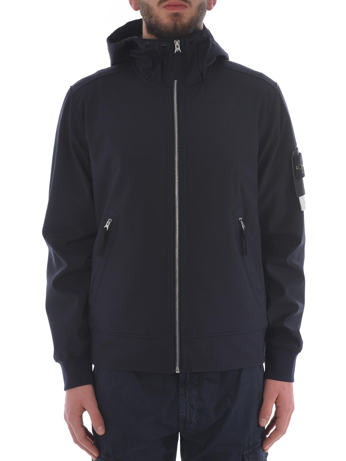 Stone Island Light Soft Shell-R sporty jacket - Men|40827V0020