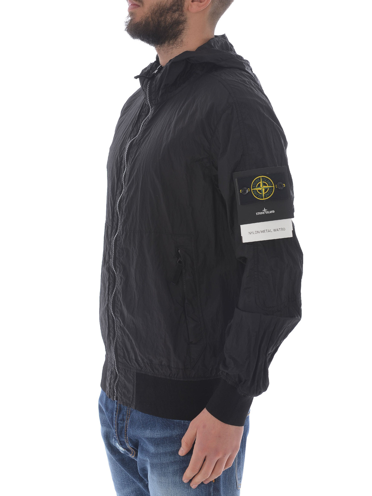 ボタニカル ミディアムベール STONE ISLAND NYLON METAL JACKET