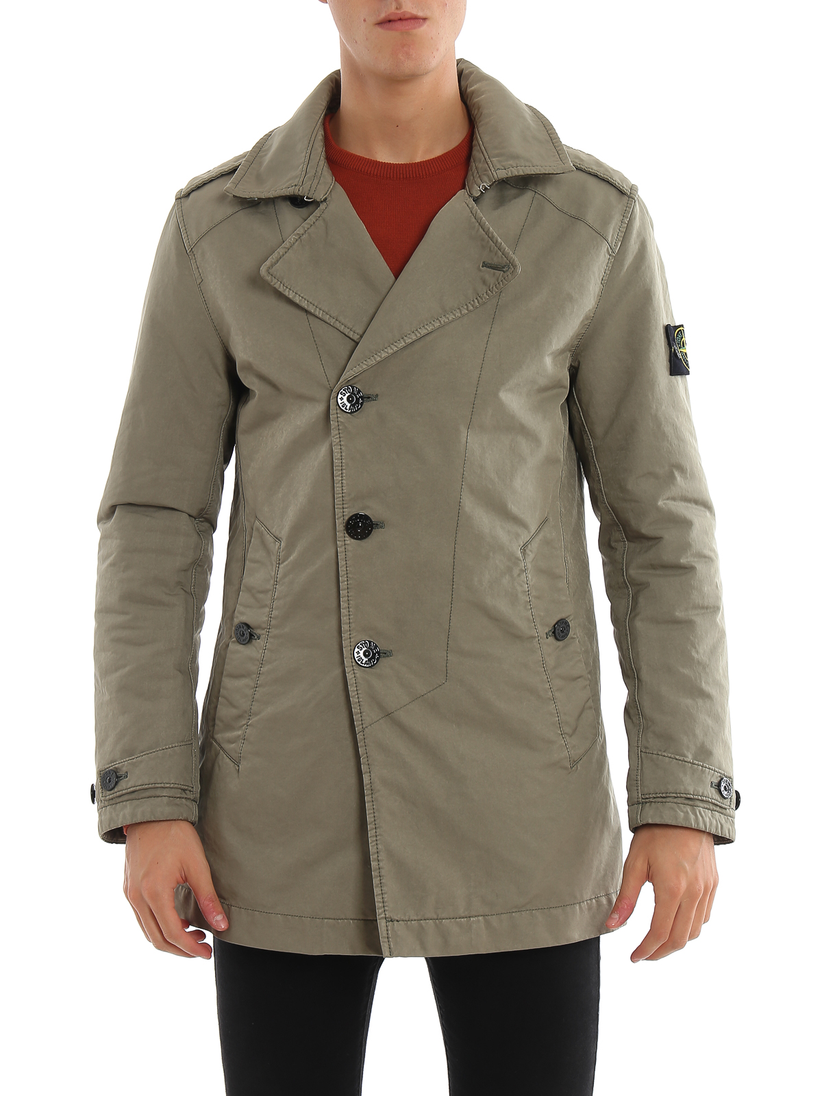 Stone Island David TC Primaloft padded trench coat 711545249V0068