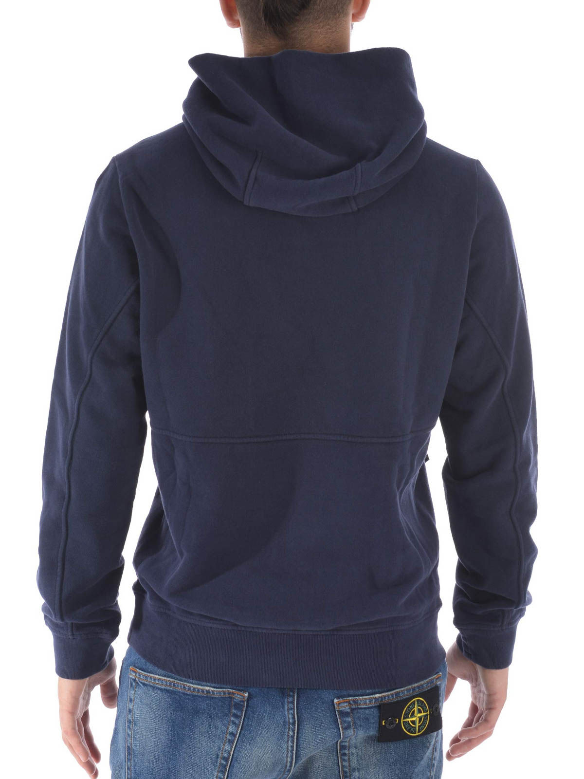 Stone Island Hooded sweater - Blue - Men | 64683V0028