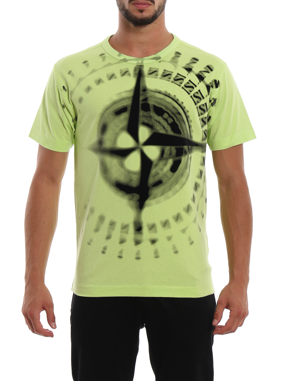 Stone Island Tシャツ - ライトグリーン|711523383V0051