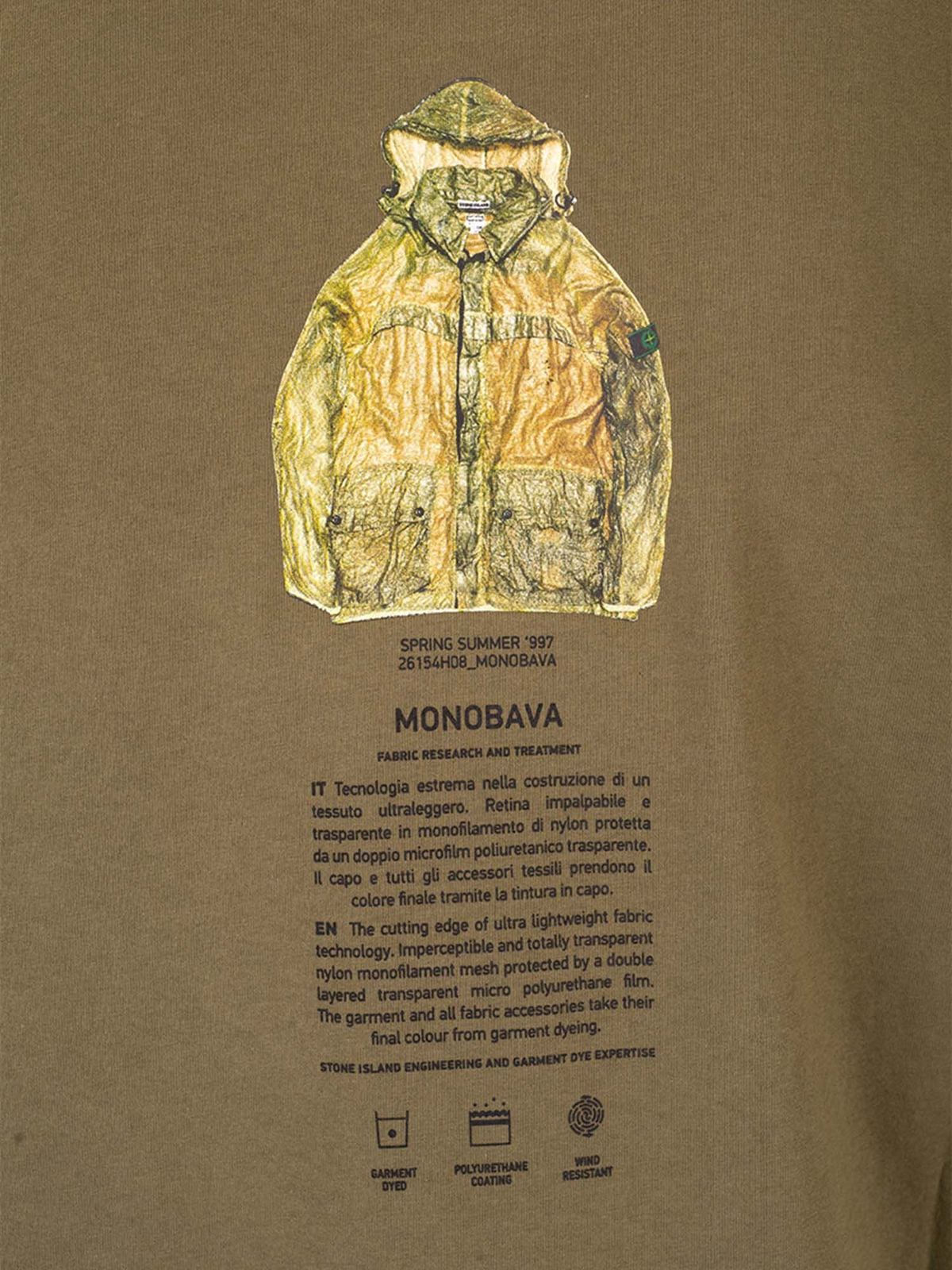 Stone Island Archivio t-shirt in Olive Green - Men|74152NS91V0058