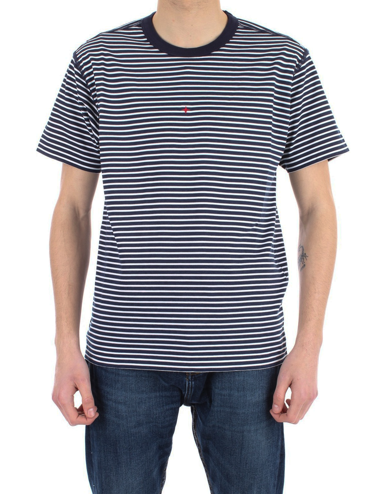 T-shirts Stone Island - Marina striped T-shirt - 7015233X9V0028
