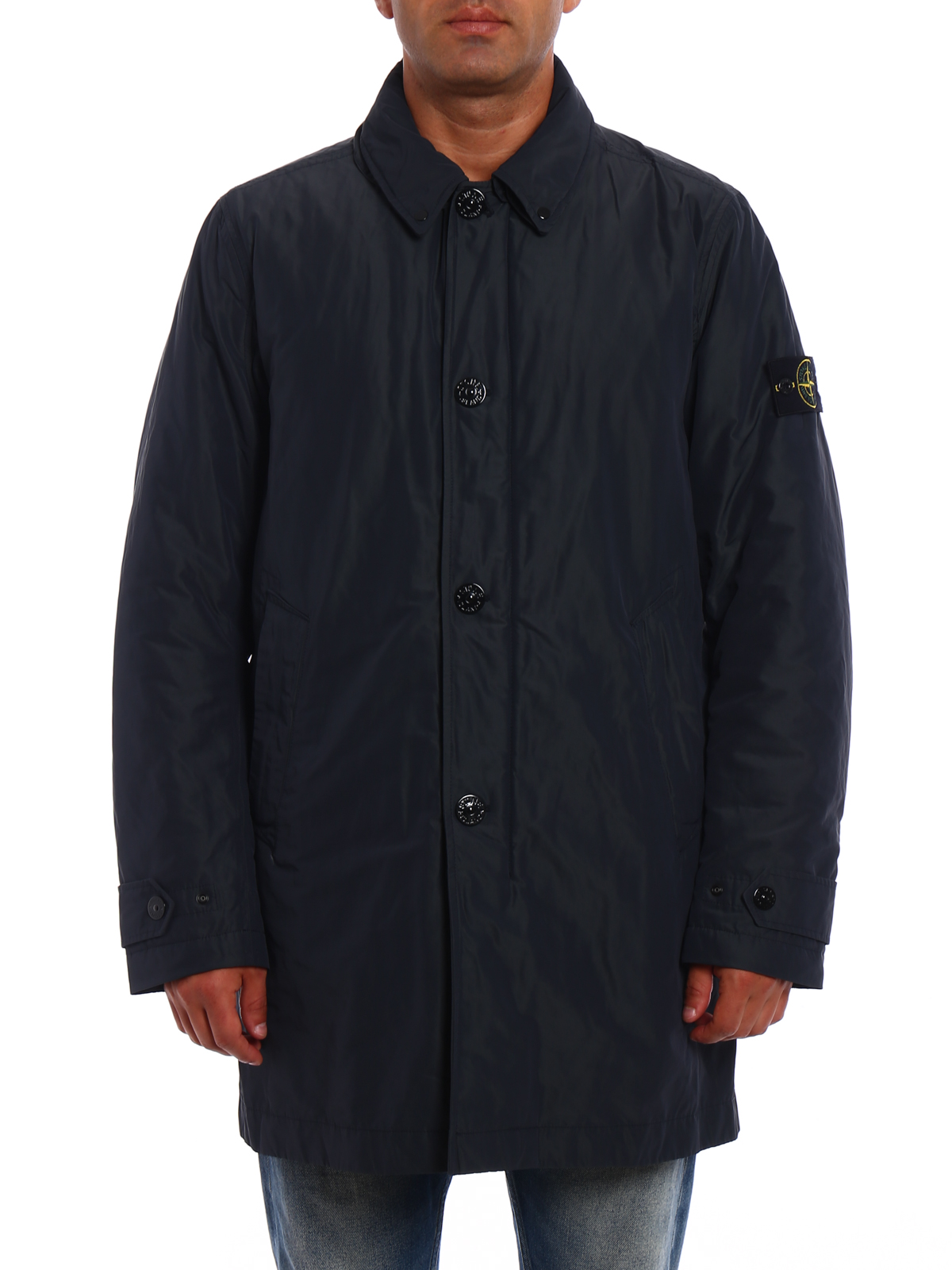 Trench coats Stone Island - Micro Reps slightly padded trench