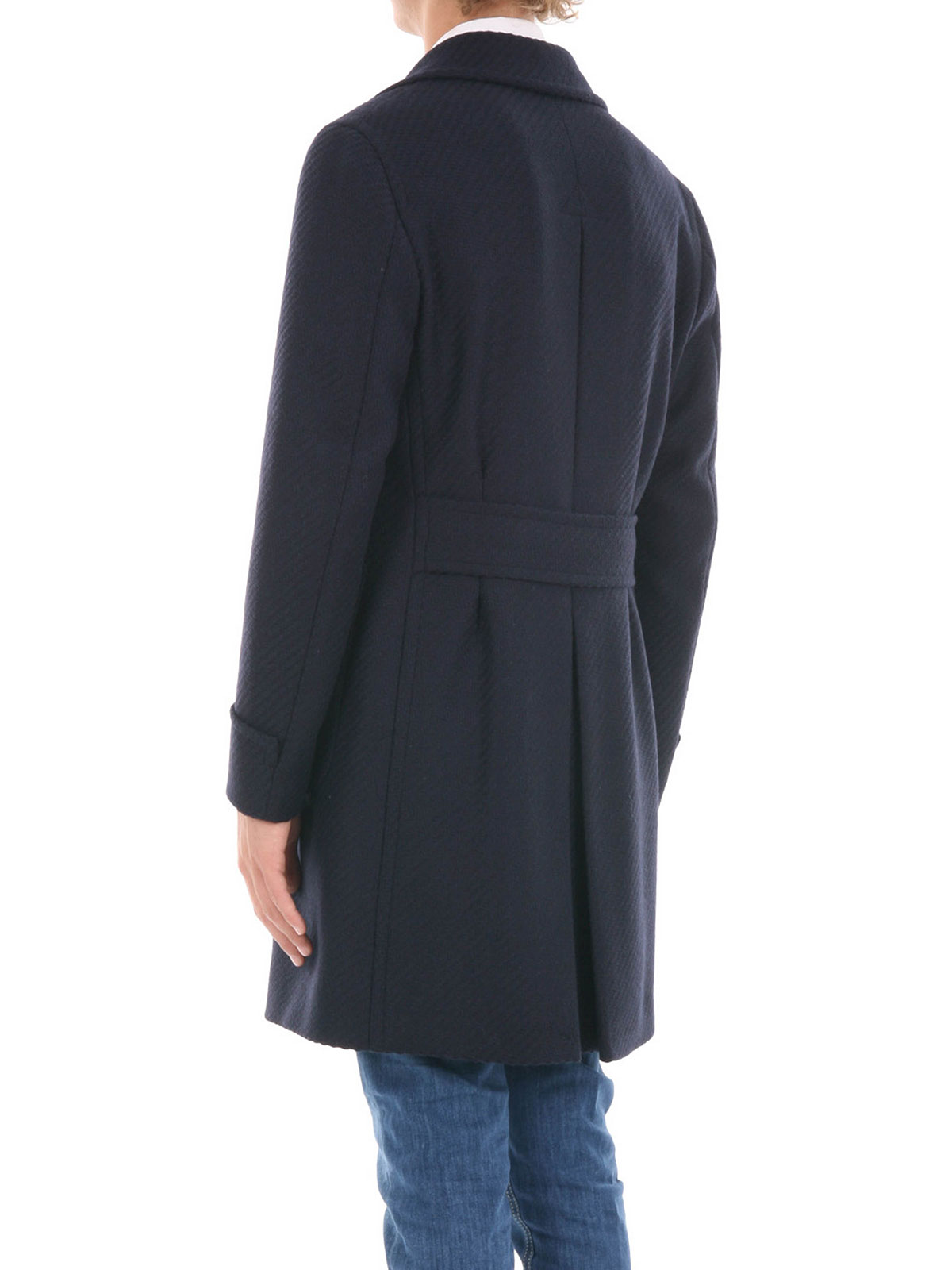 Tagliatore Wool double-breasted coat - メンズ | CARLOZB3199