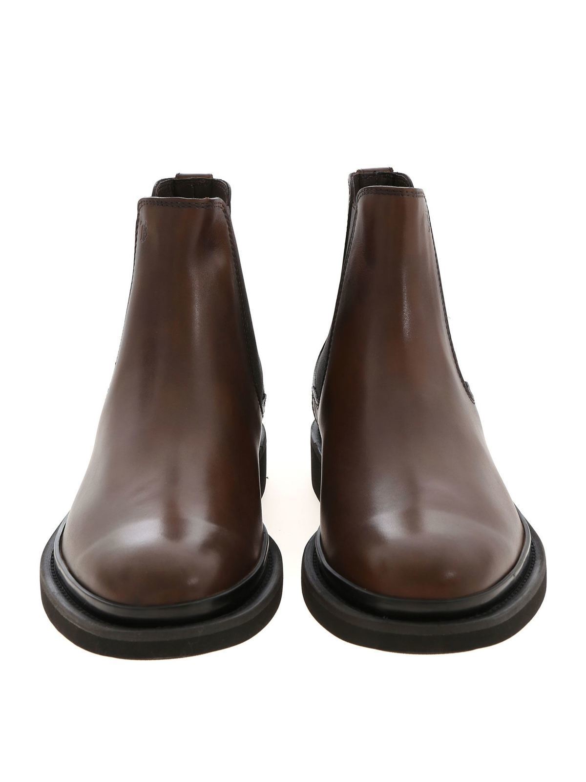 Tod's Brown leather boots - XXM89B0CD50D9CS801