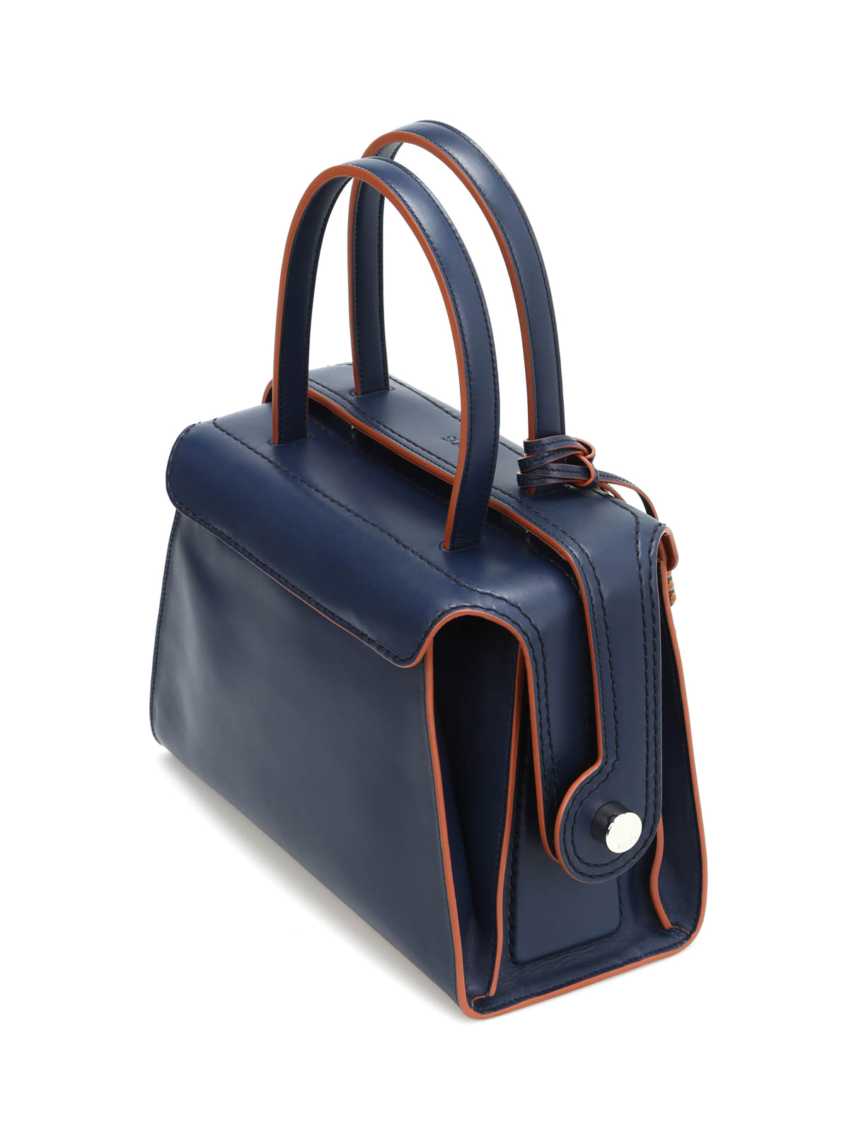 Tod's Twist small boston bag - Blue - Women|XBWTWIH0200TOPU824