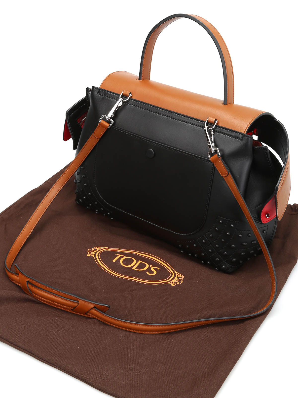 Tod's Borsa Wave Bag piccola in pelle Nero | XBWAMRHG2019MD0Q46