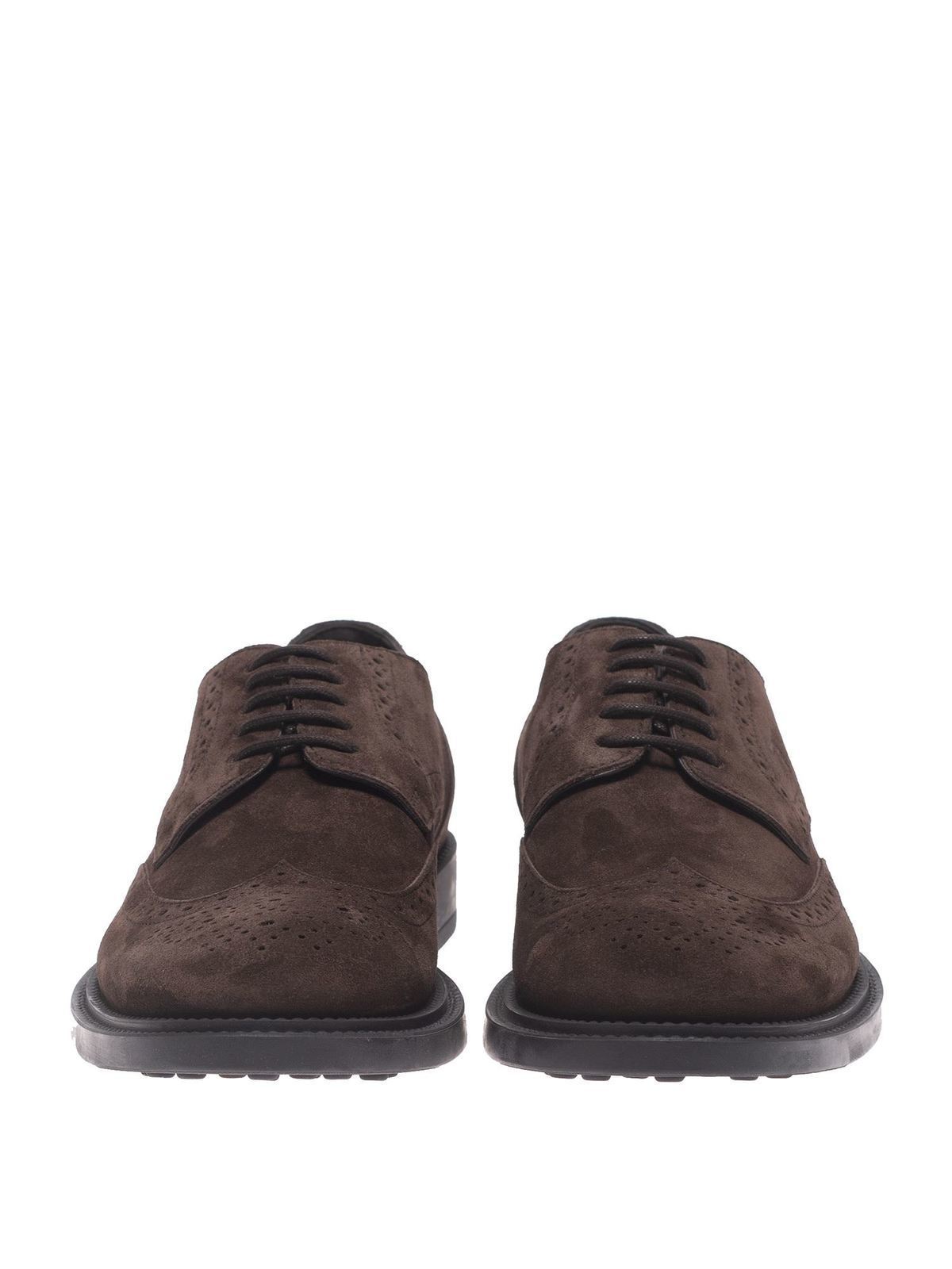 Shop Tod's Zapatos Con Cordones- Marrón