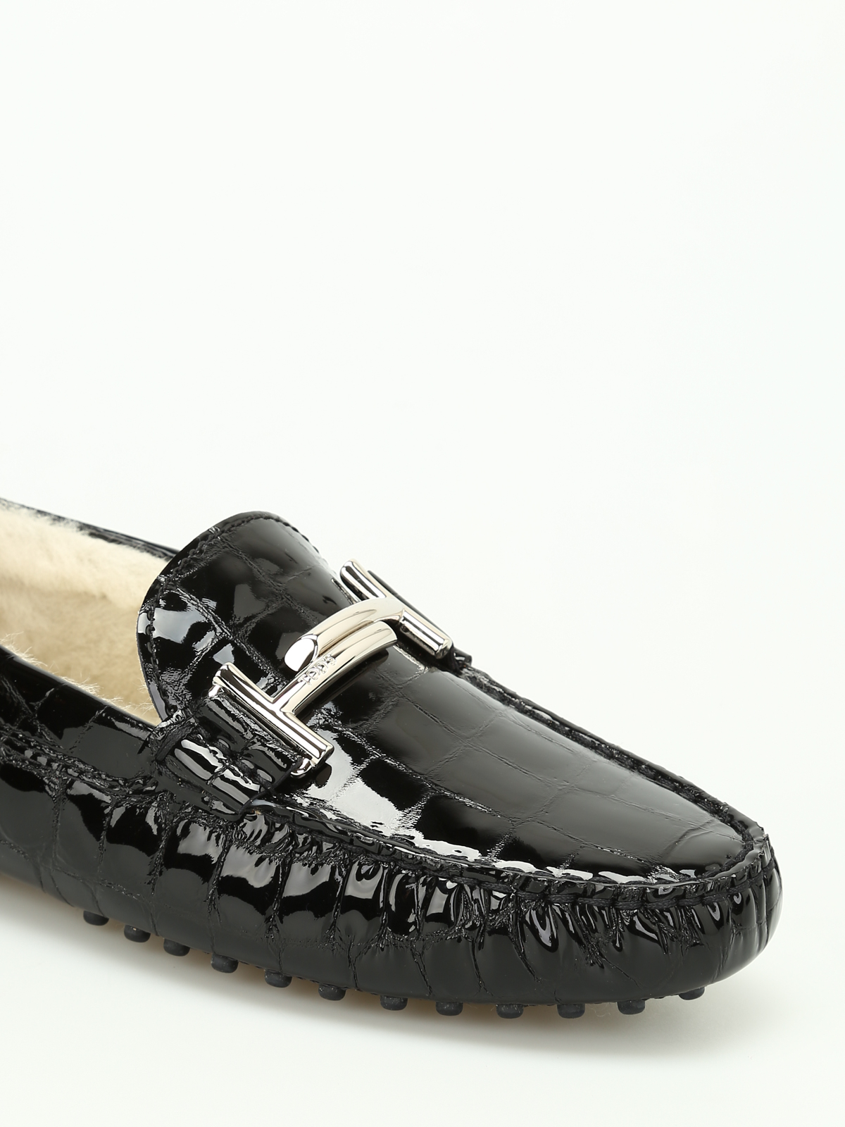 elasticitet samtidig gift Loafers & Slippers Tod's - Double T fur lined loafers - XXW00G0V740SC6B999