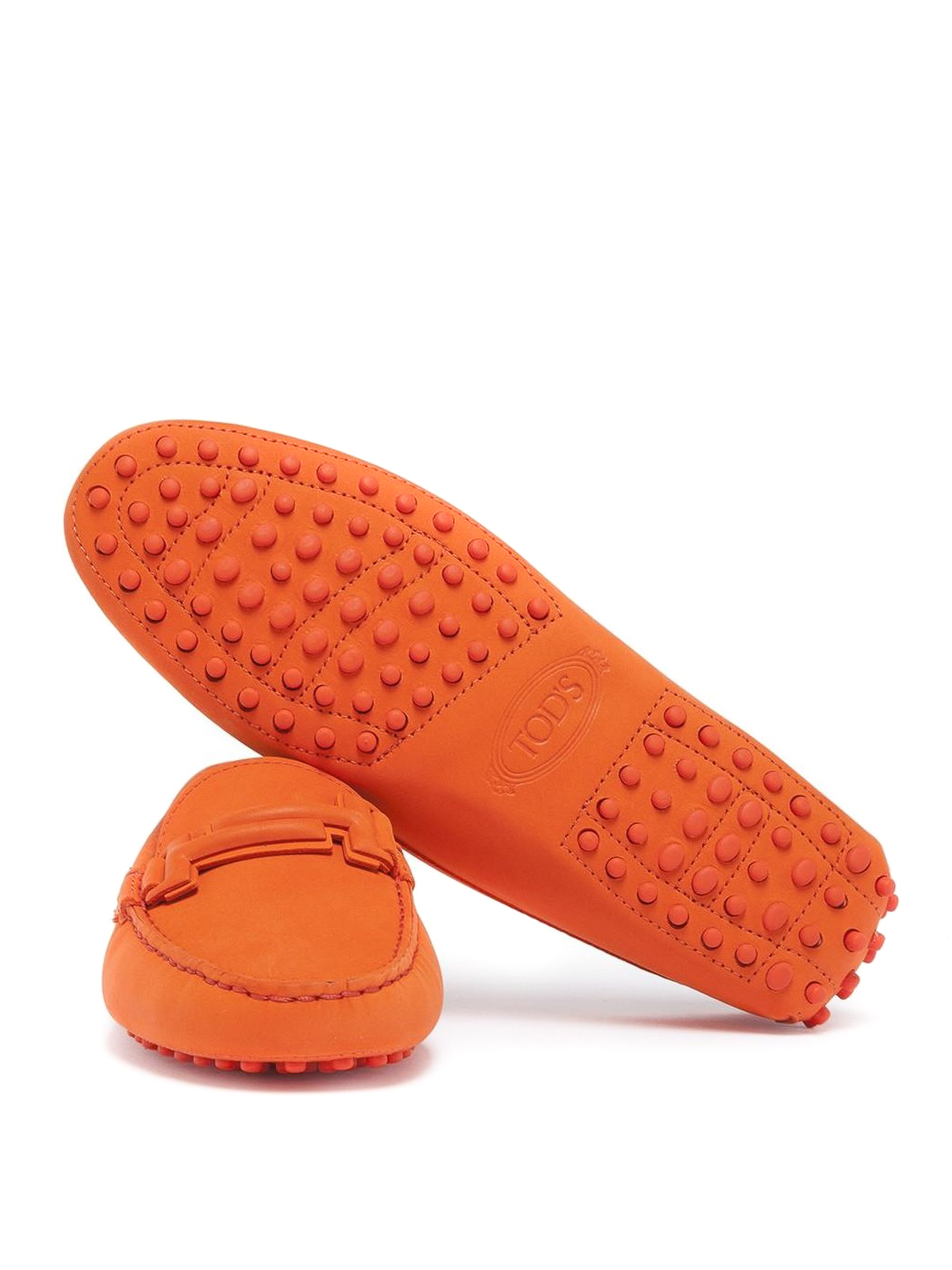 Tod's Mocassin Gommino Orange Femme XXW00G0T96006SG826
