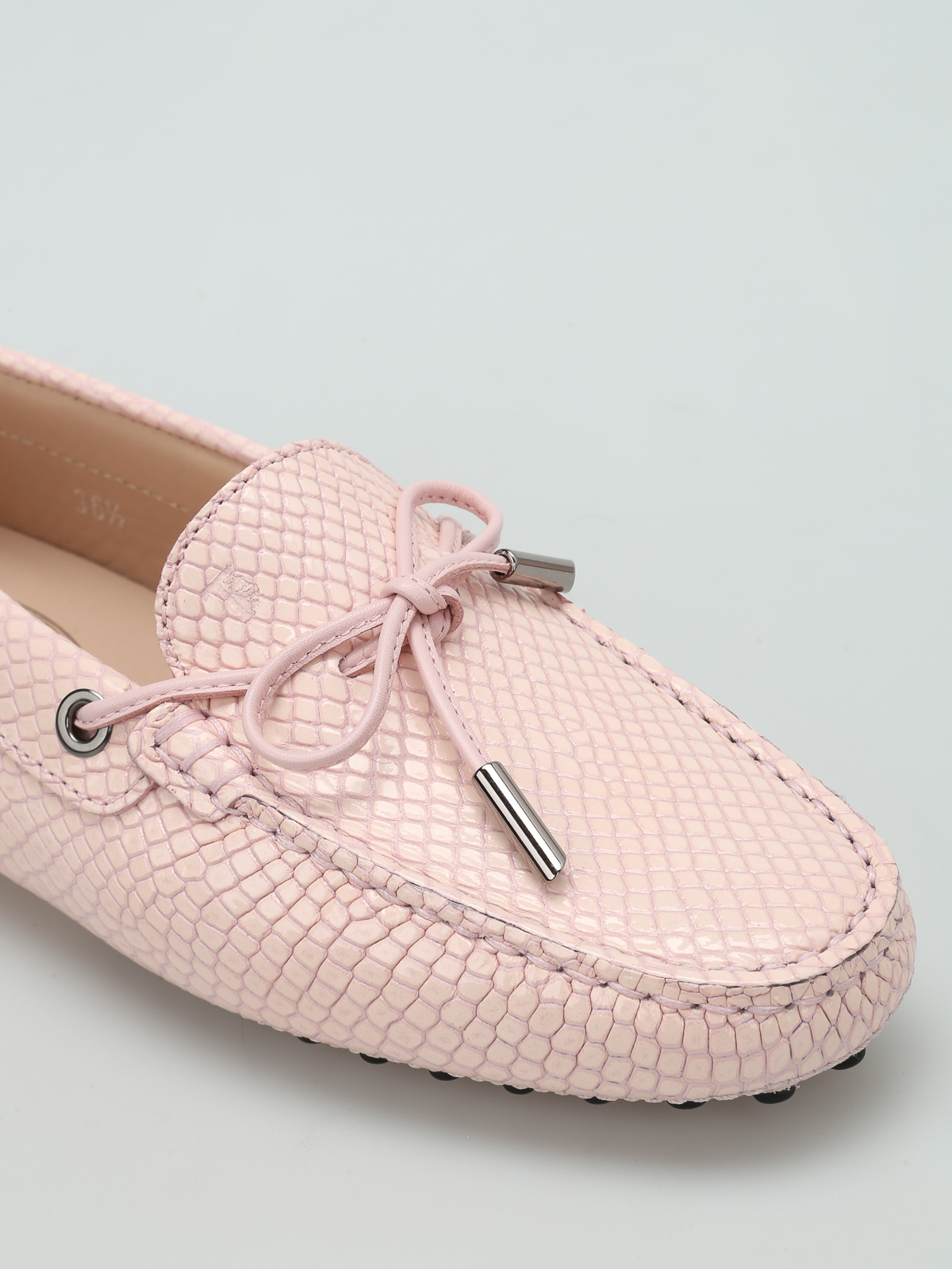 Tod's ローファー/スリッパ Heaven Laccetto - ライトピンク