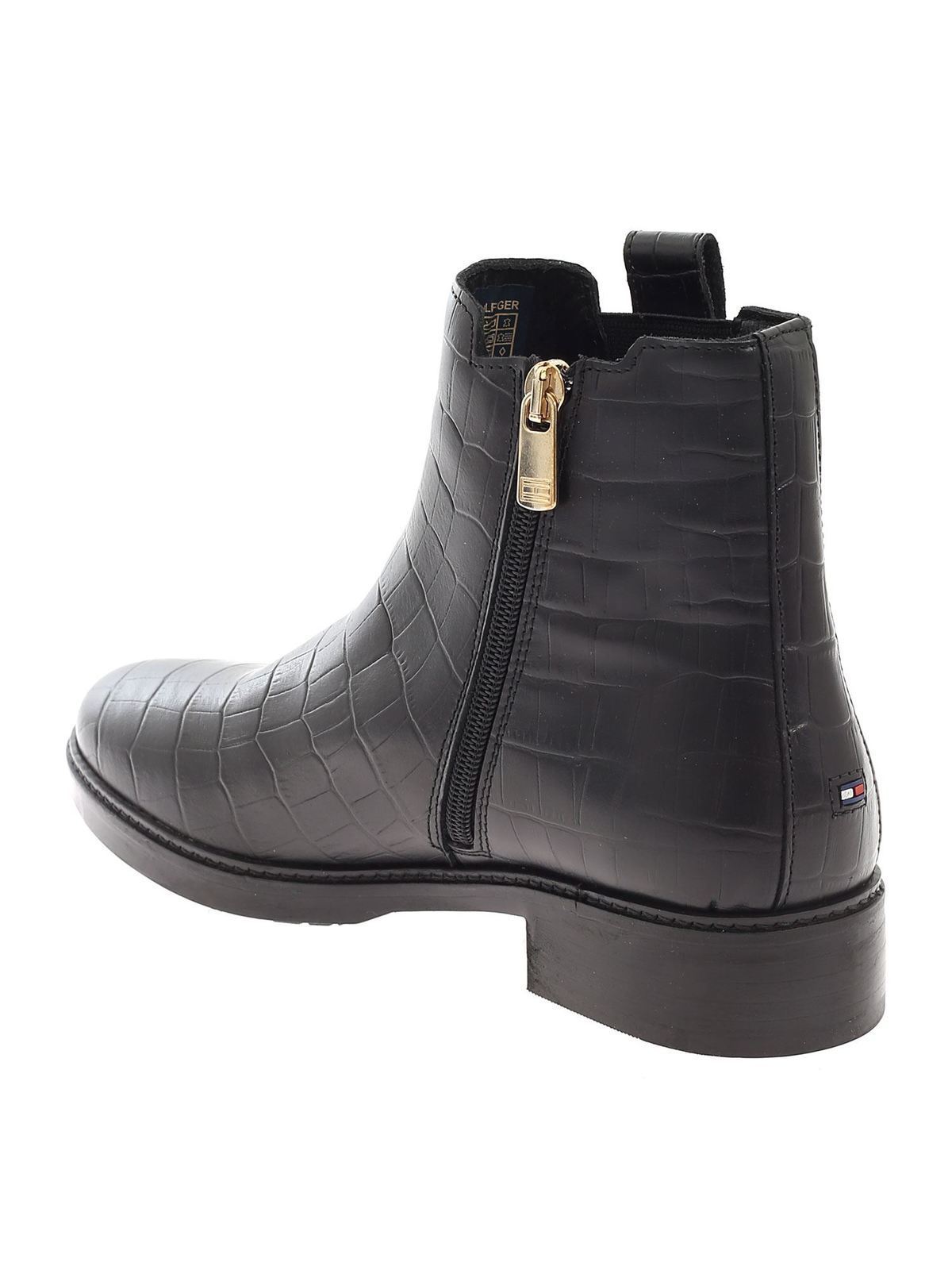 boots Tommy Hilfiger Croco ankle boots in -
