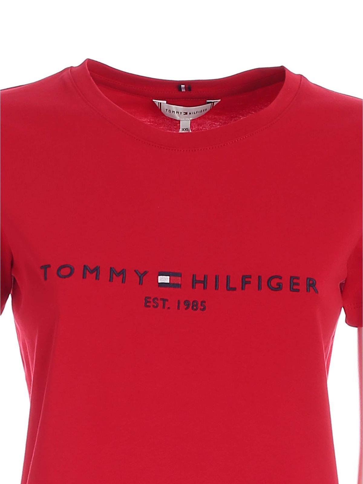 Camisetas Tommy Hilfiger Camiseta - Rojo WW0WW28681XLG THEBS