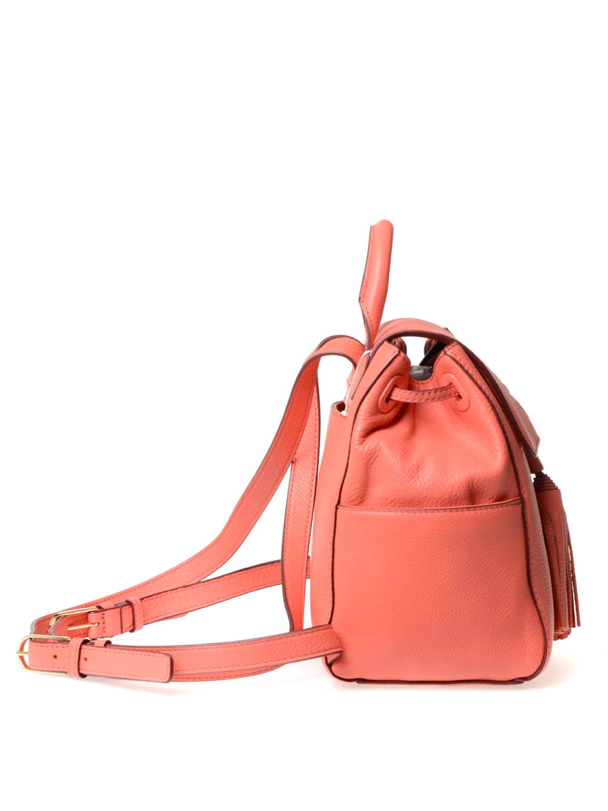 Tory Burch 'thea' Mini Leather Backpack in Pink